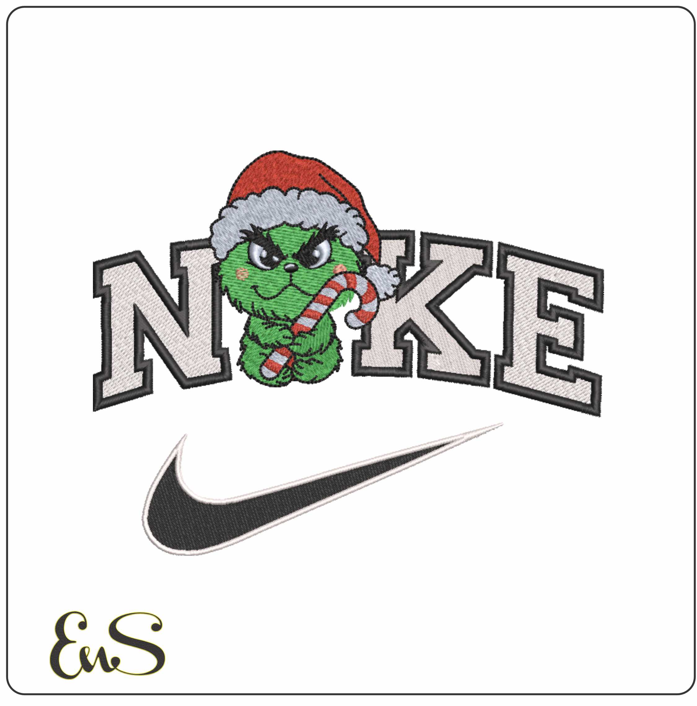 Nike Baby Grinch With Candy Cane