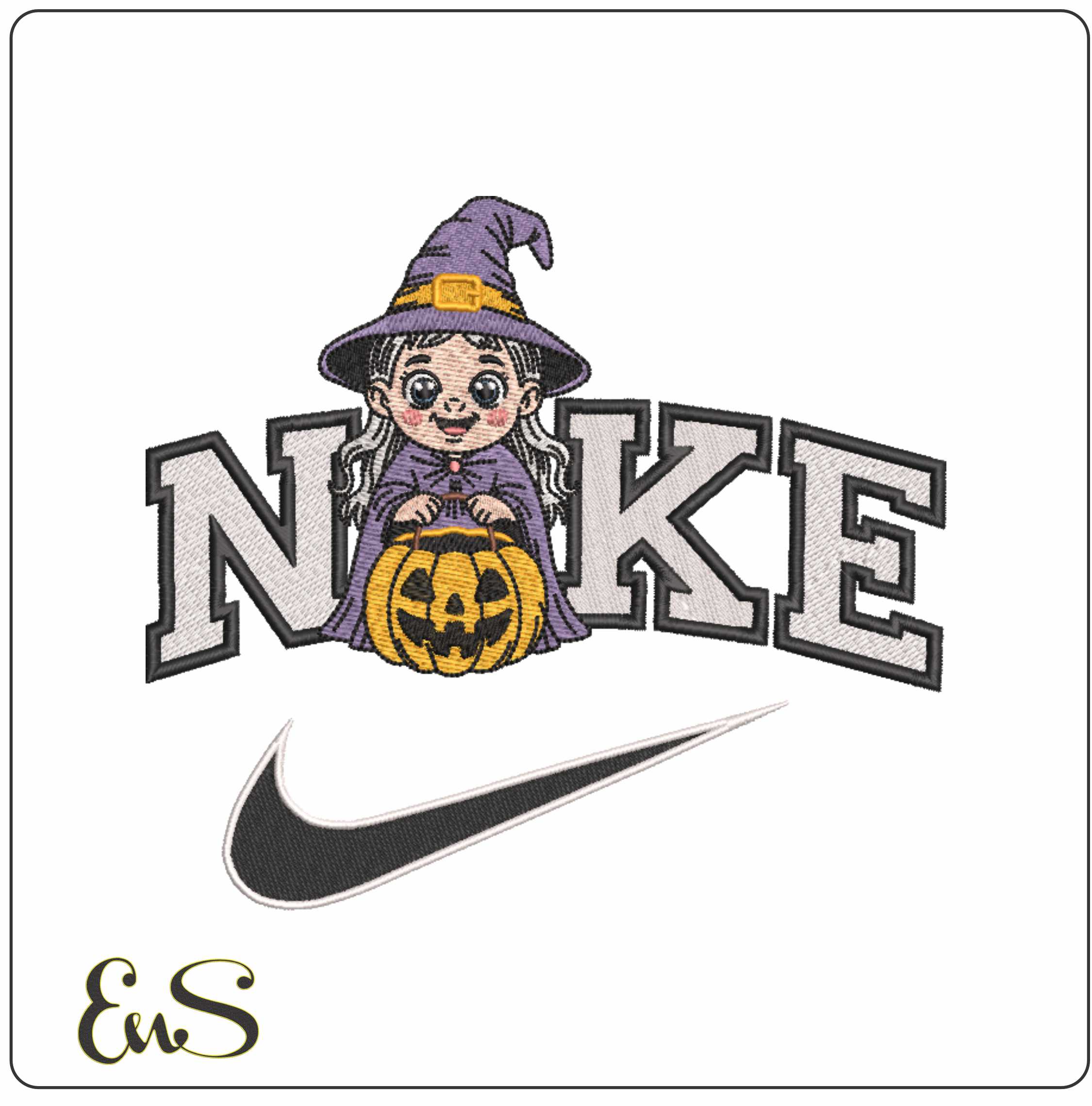 Nike Child Halloween Witch With Pumpkin