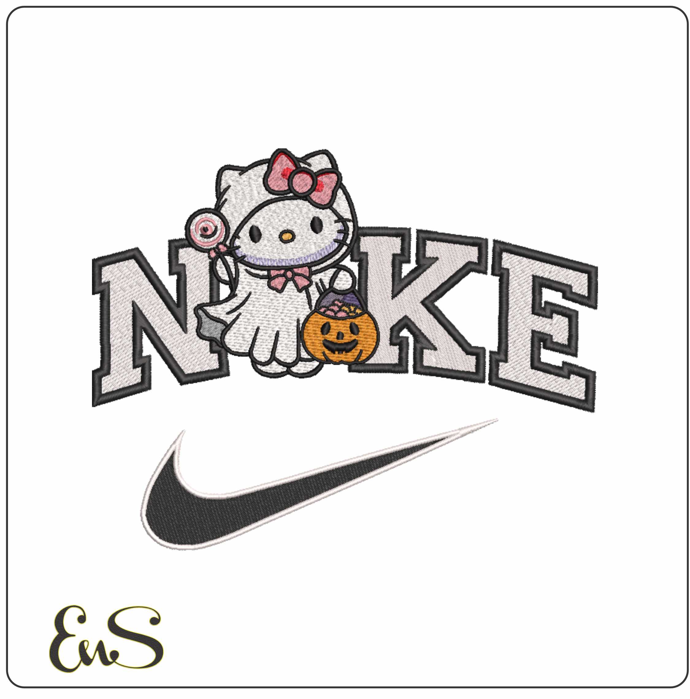 Nike Hello Kitty Ghost Halloween Outfit