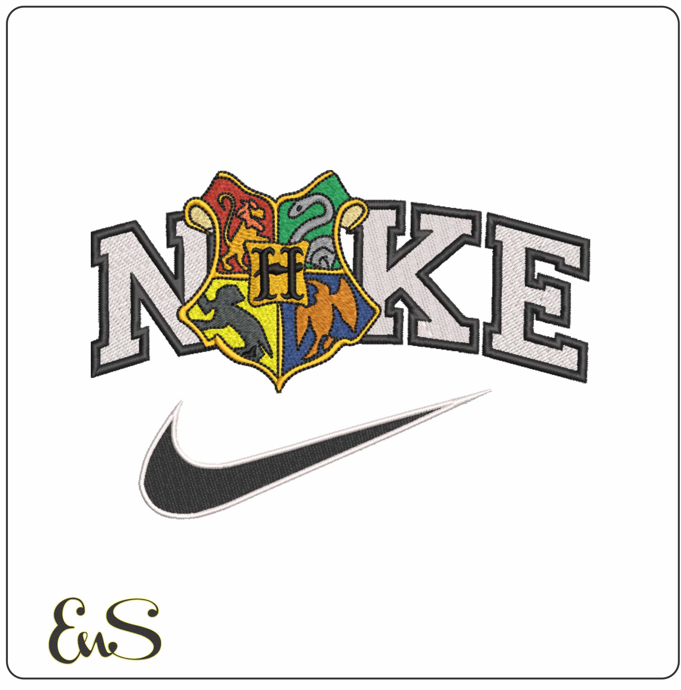 Nike Hogwarts Emblem Cartoon Harry Potter