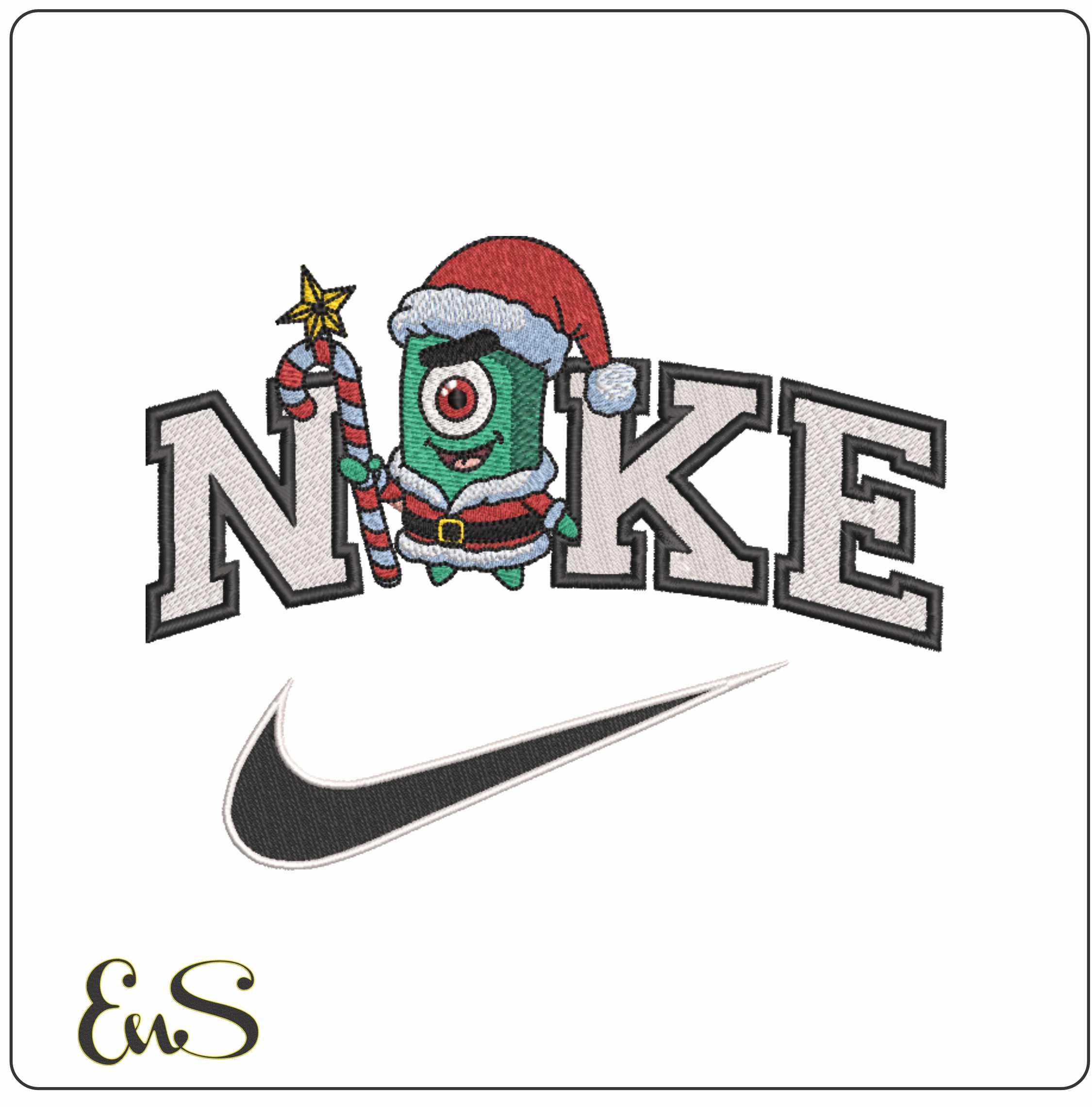 Nike Sheldon J Plankton Christmas Sponge Bob