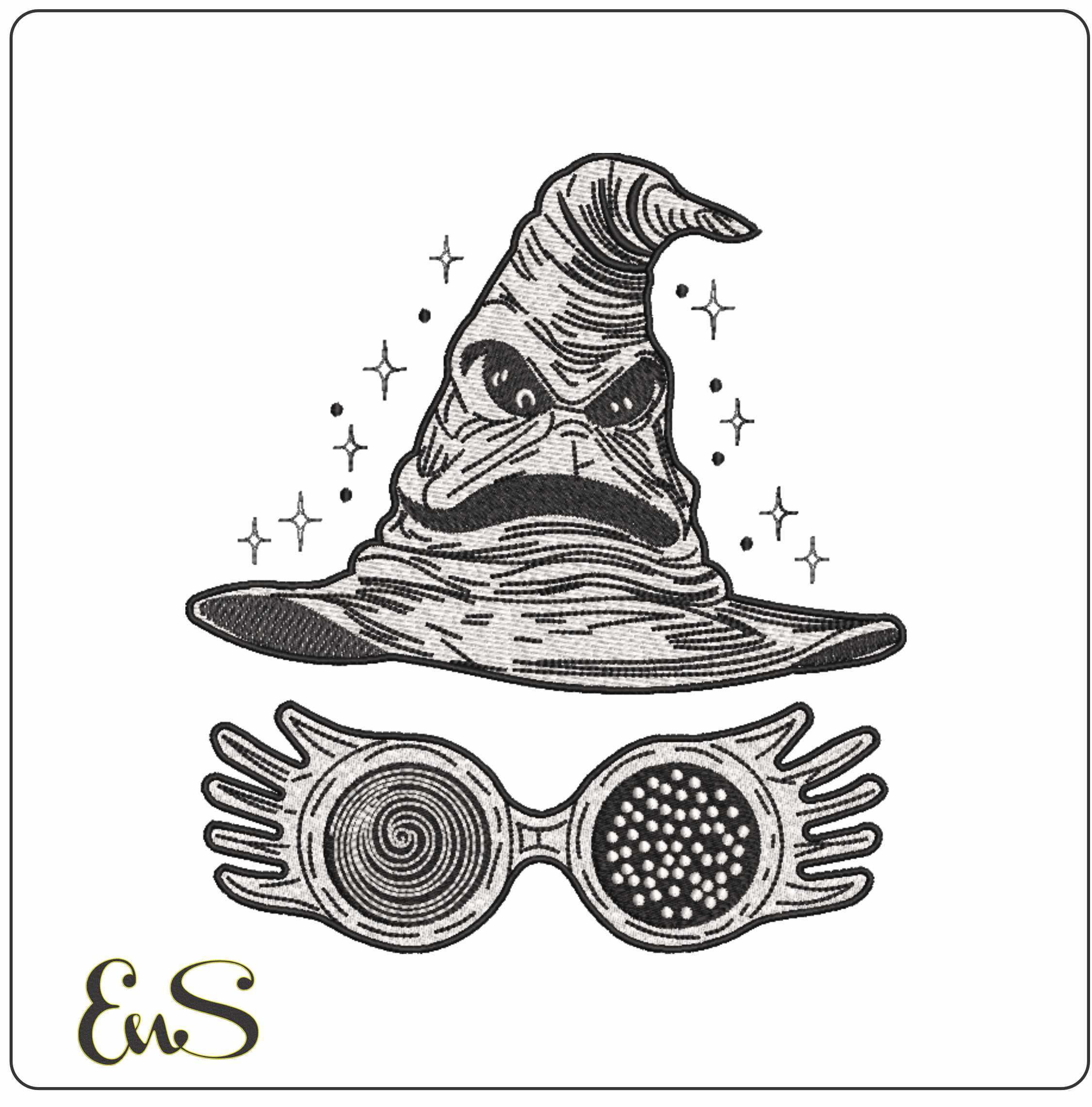 Sorting Hat And Luna Glasses