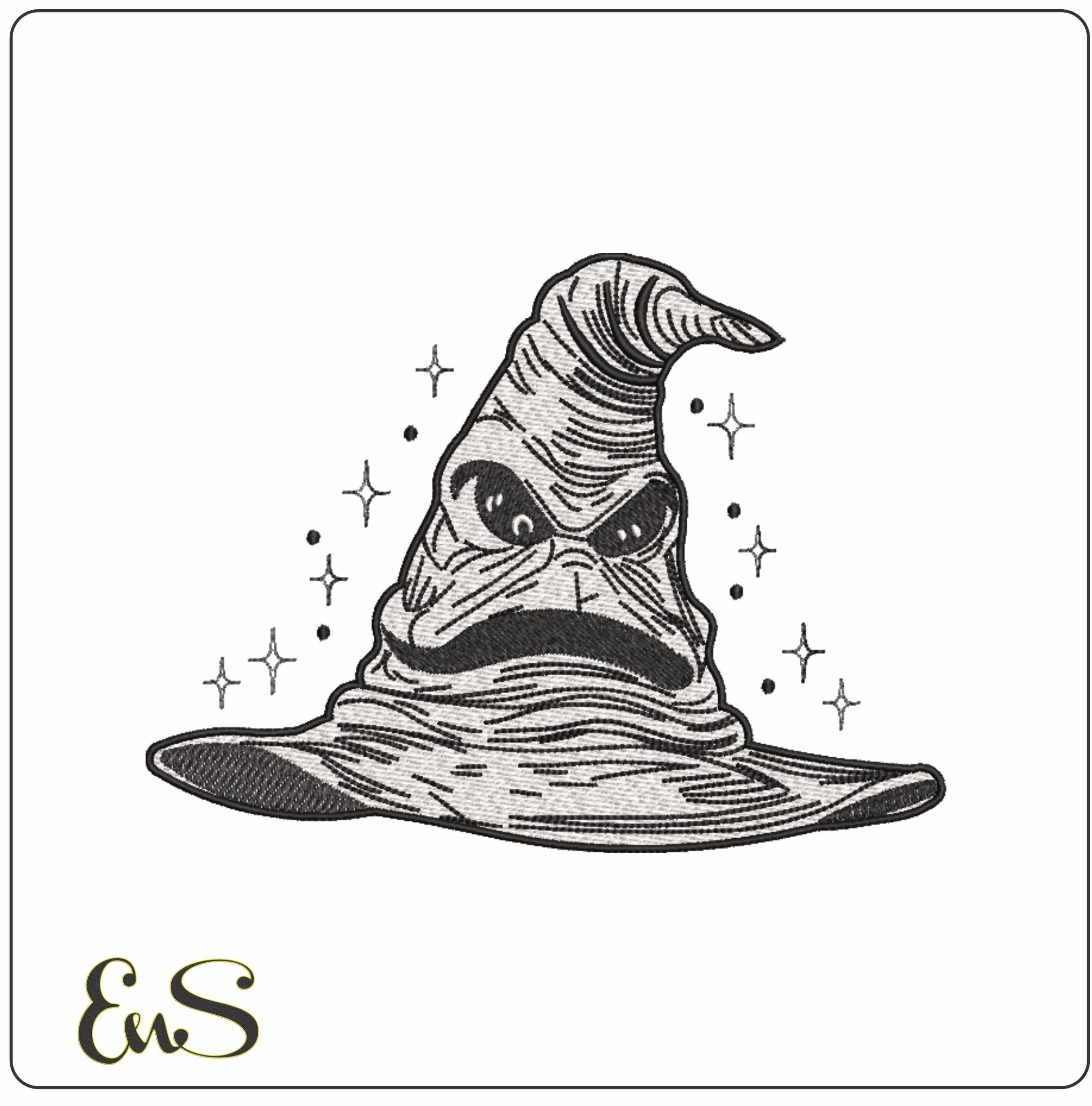 Sorting Hat With Stars Harry Potter