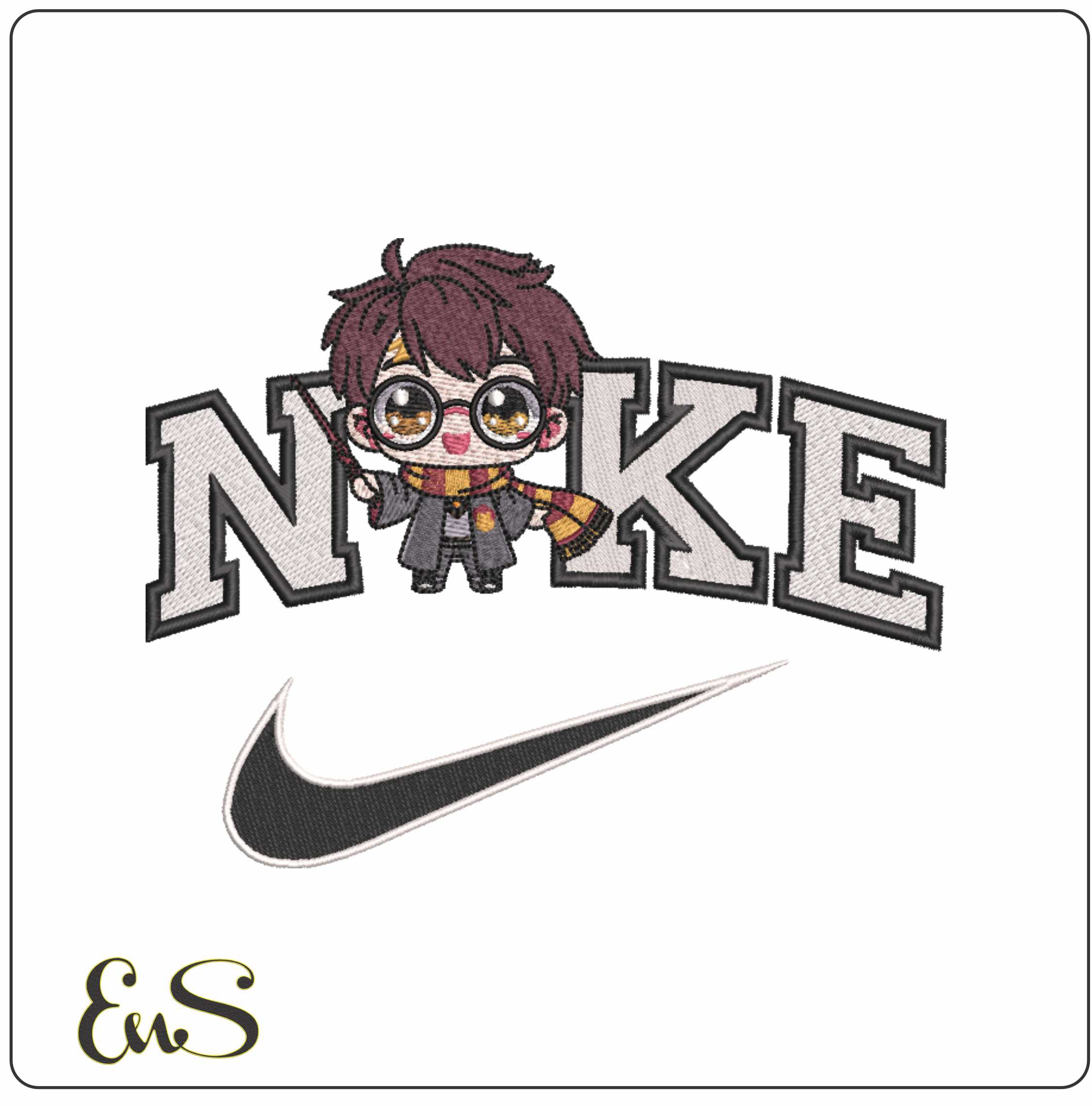 Nike Harry Potter With Wand Chibi Harry Potter