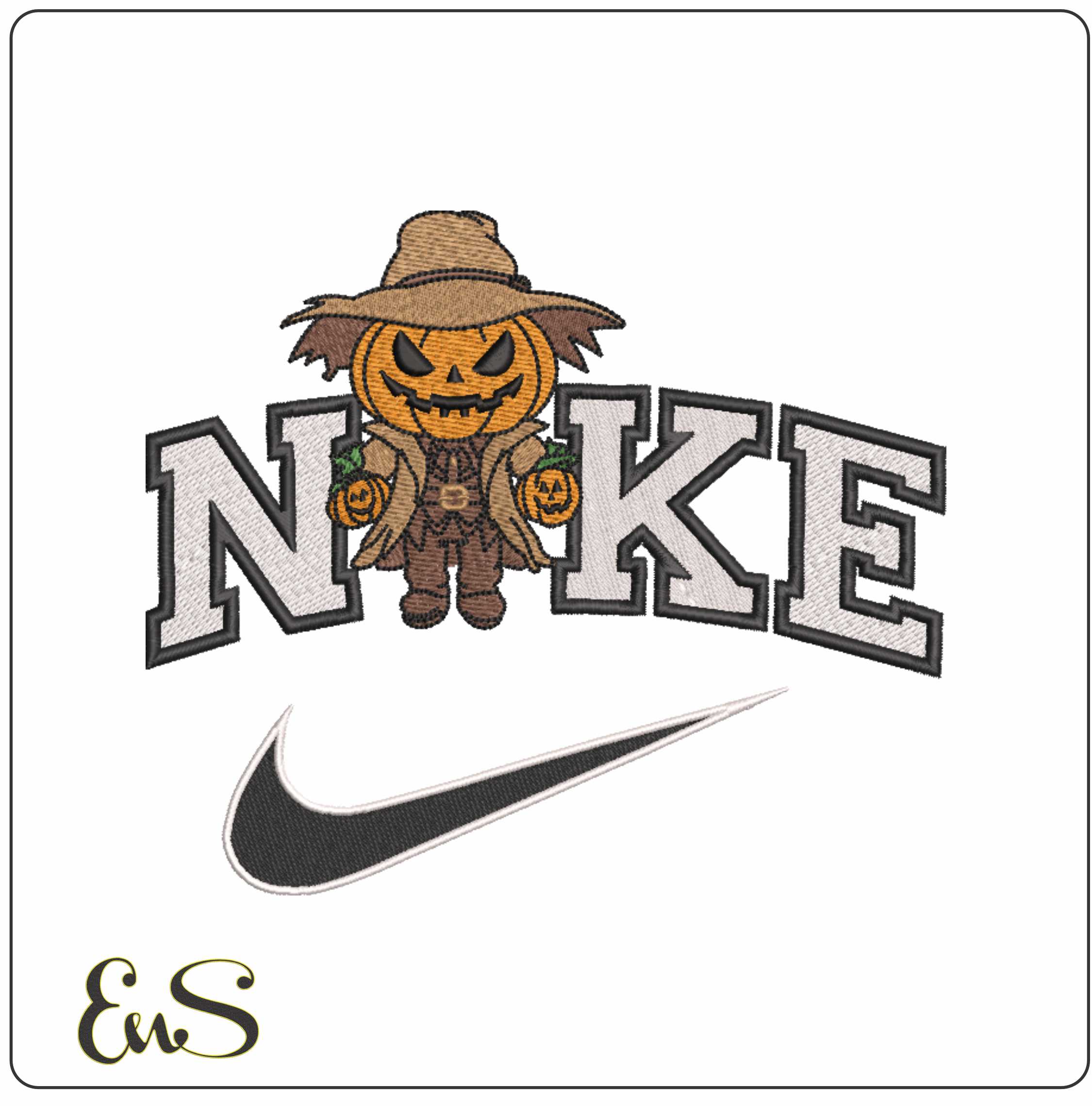 Nike Pumpkin Scarecrow Halloween