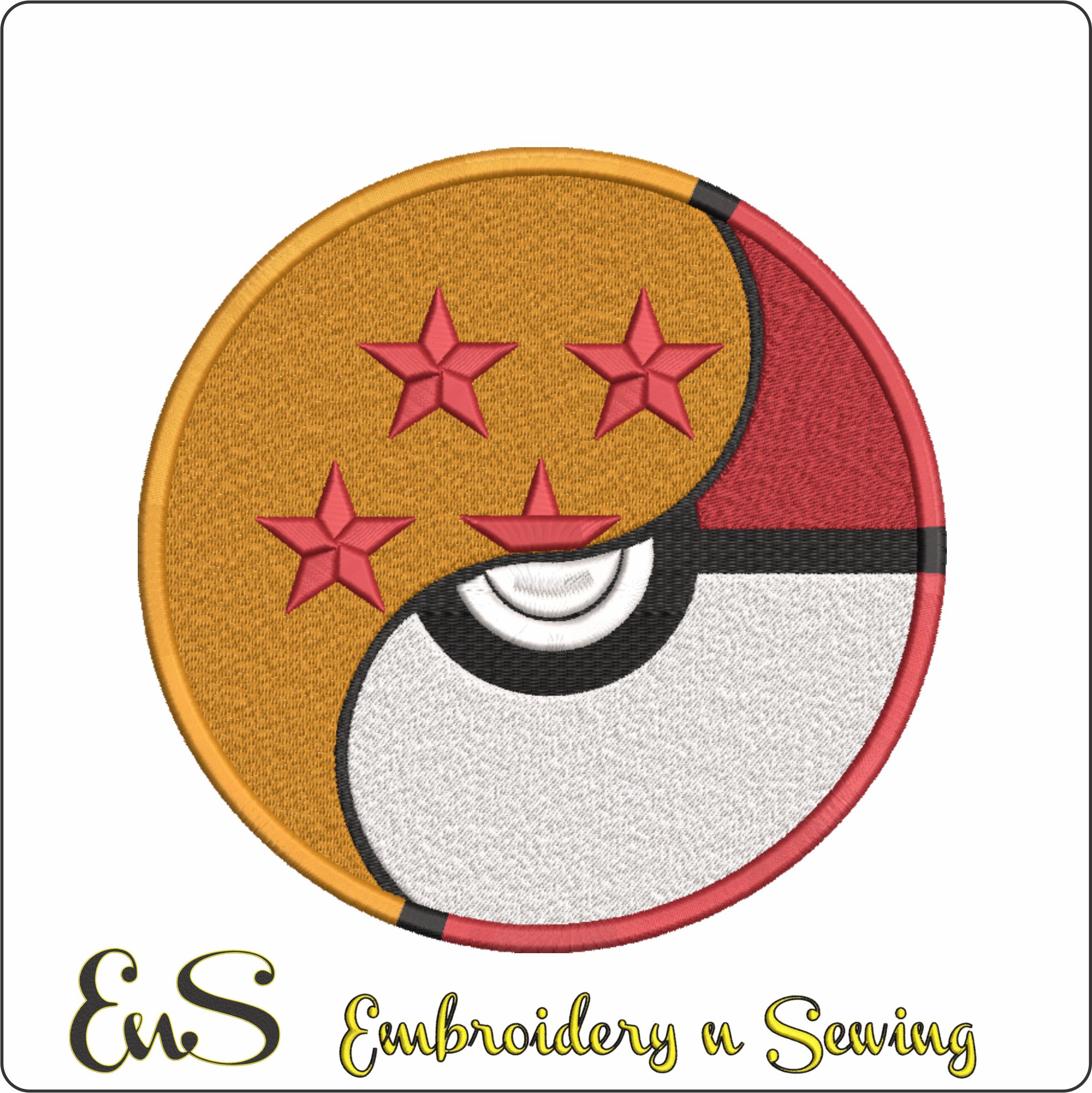 Dragon Ball Poke Ball Patch Anime