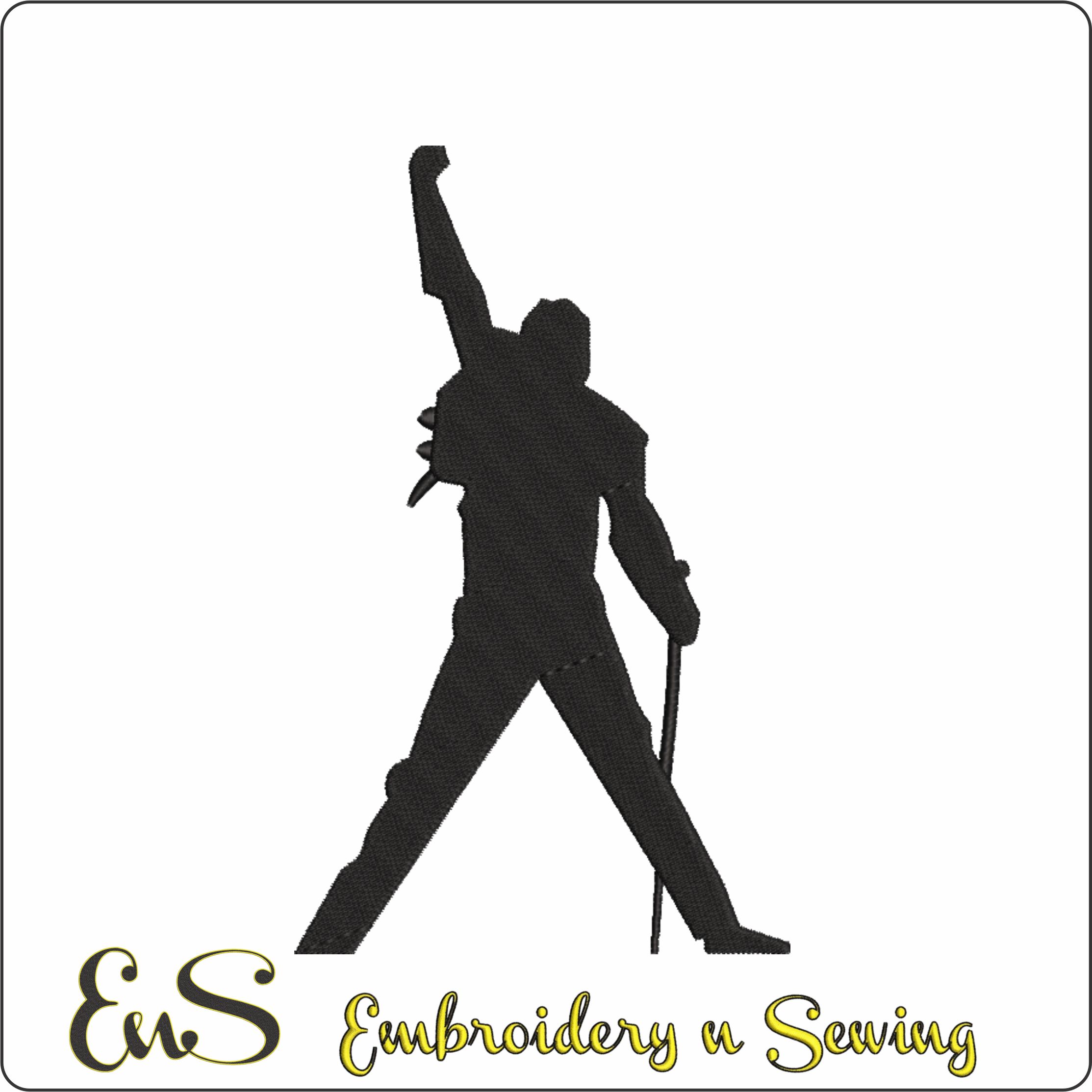 Freddie Salute Silhouette