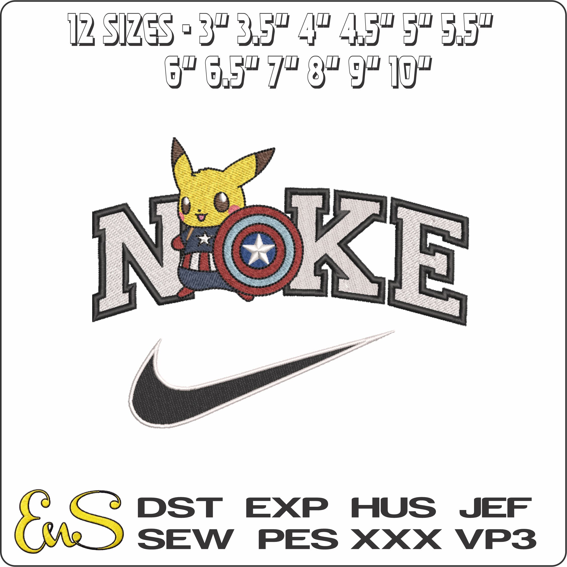 Nike Captain American Pikachu