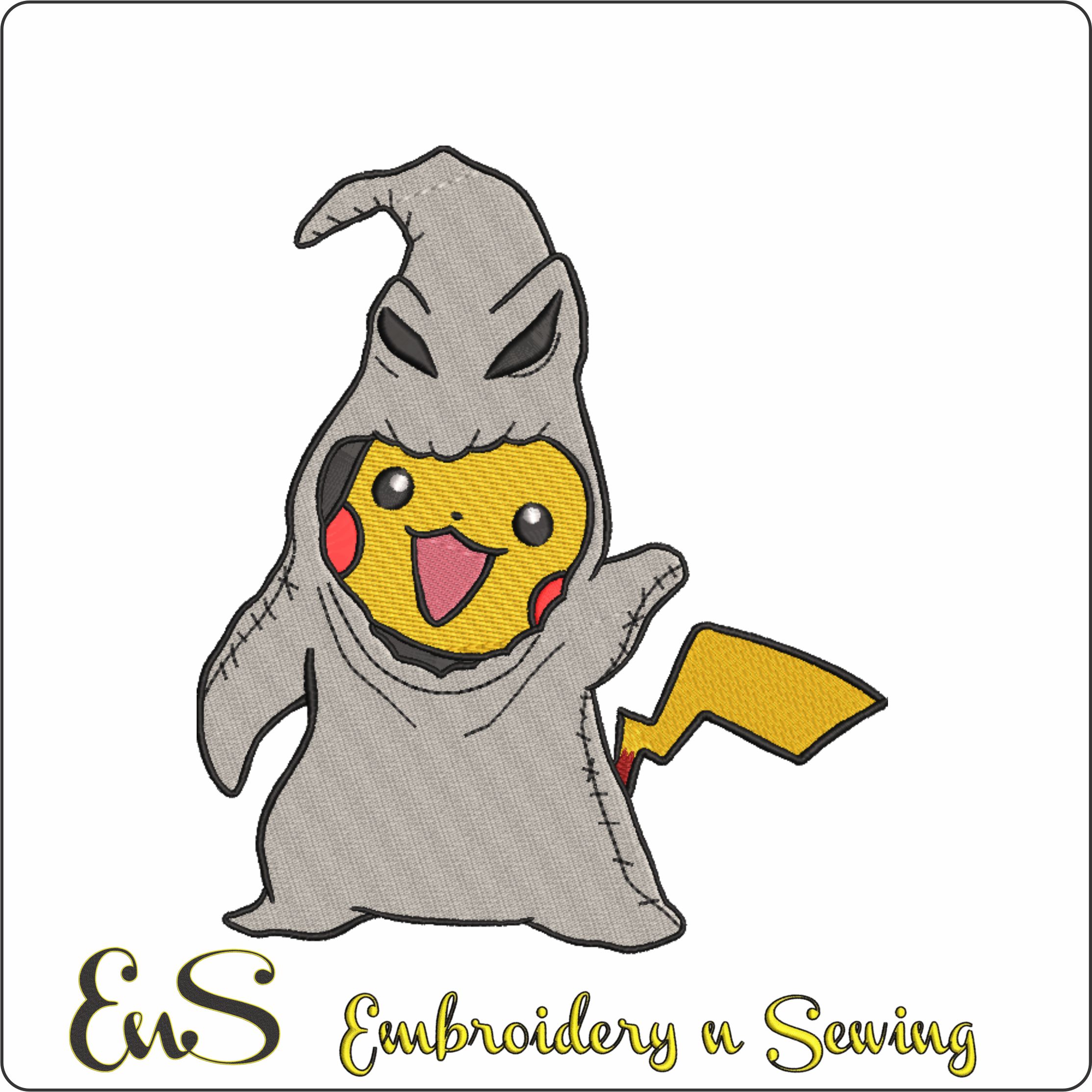Pikachu Oogie Boogie Nightmare Before Christmas Pokemon Anime