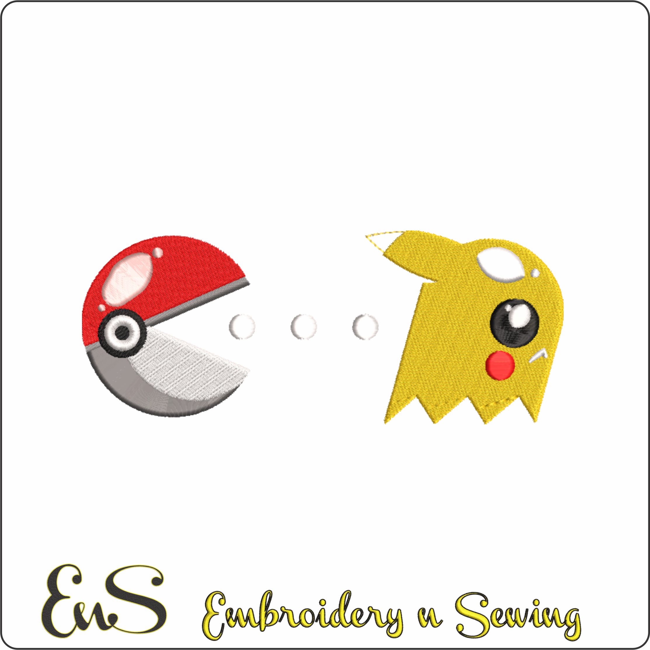 Poke Ball Pacman Pikachu Pokemon Anime
