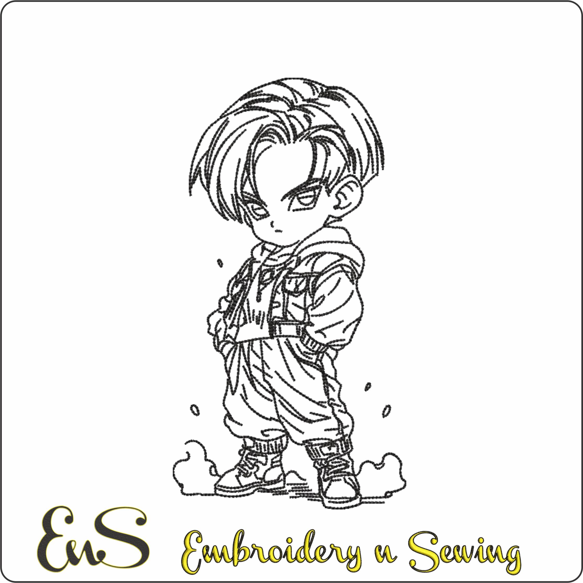 Trunks Chibi Dragon Ballz Anime