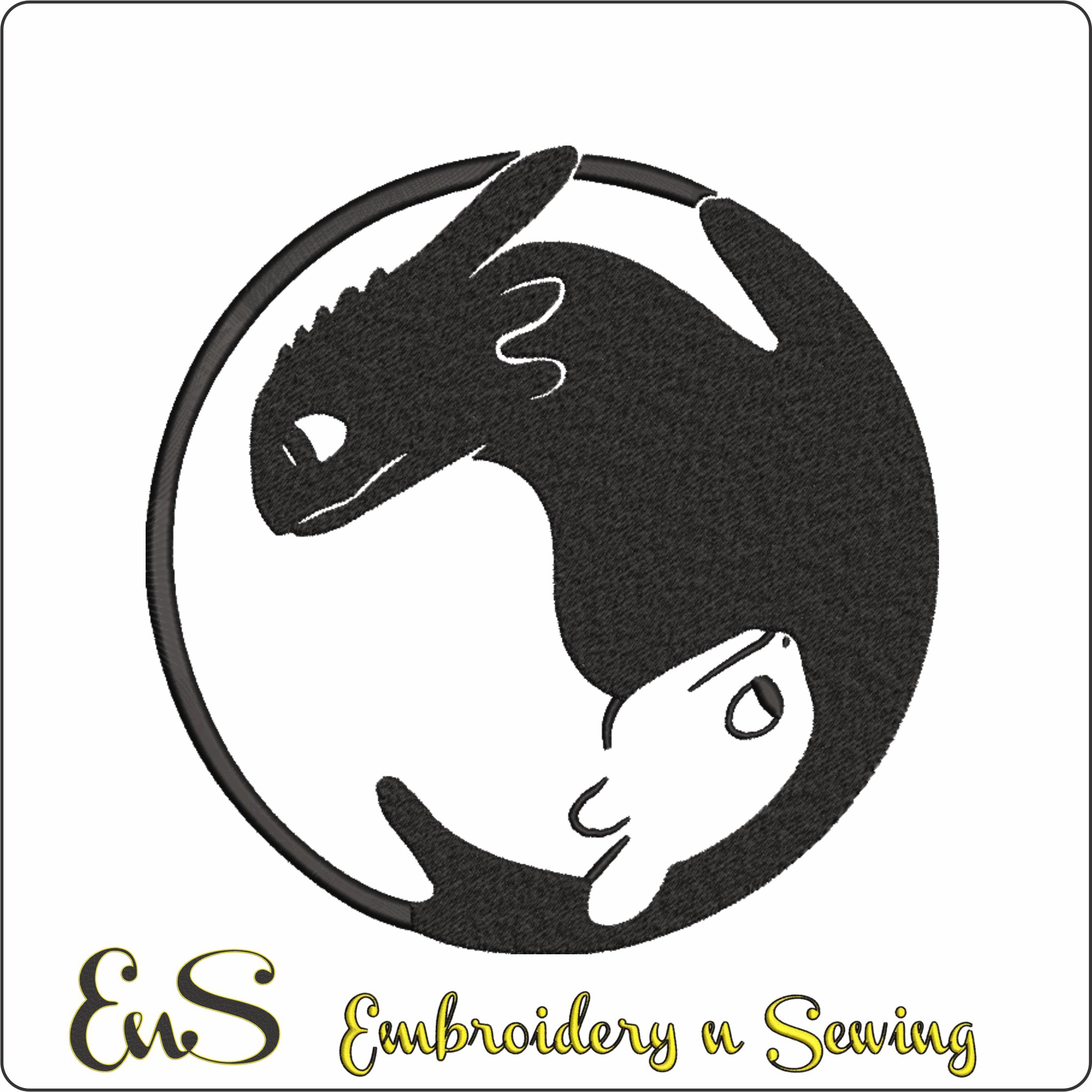 Ying Yang Toothless How To Train A Dragon