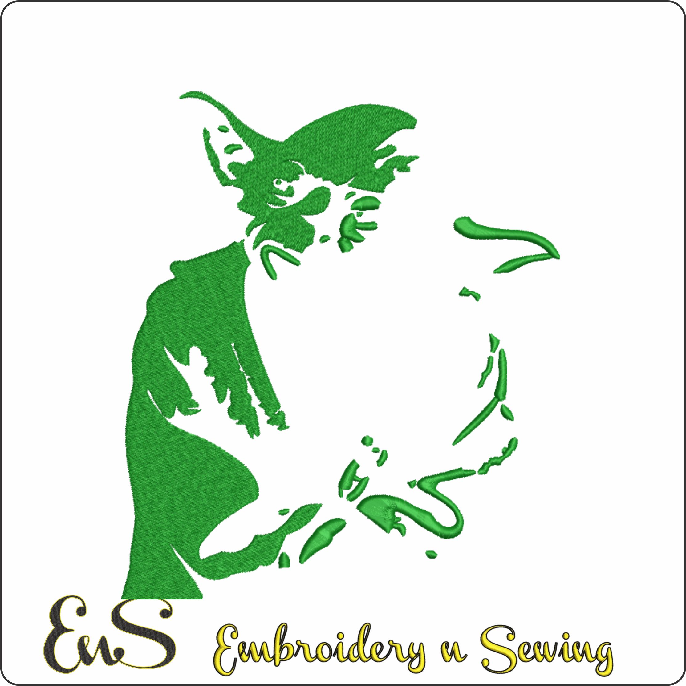 Yoda Green Silhouette Star Wars