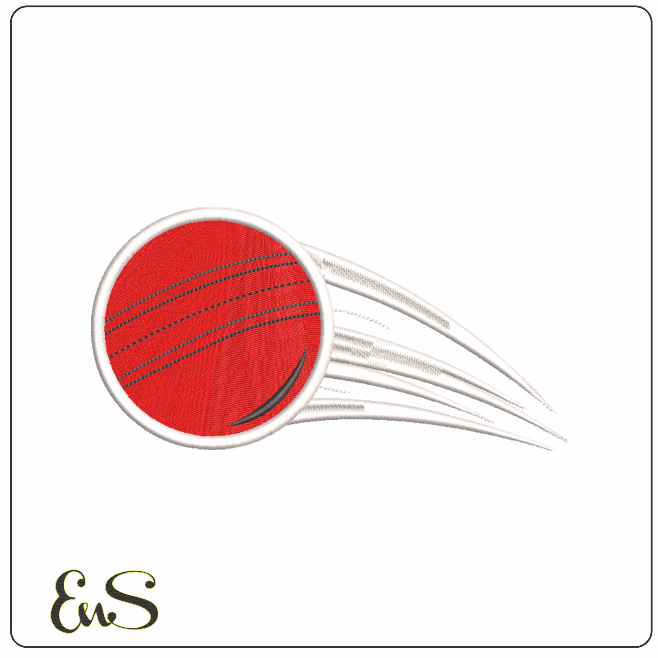 Cricket Ball embroidery design -Cricket Ball embroidery machine pattern embroidery file - instant download