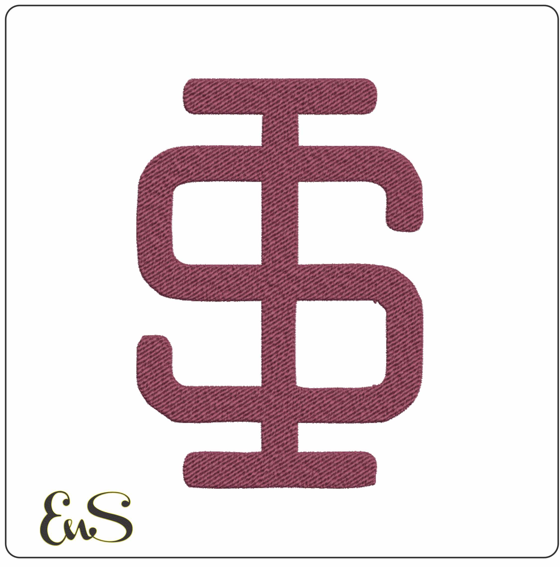 Southern Illinois Salukis Logo embroidery design - Southern Illinois Salukis Logo embroidery machine pattern embroidery file - instant download