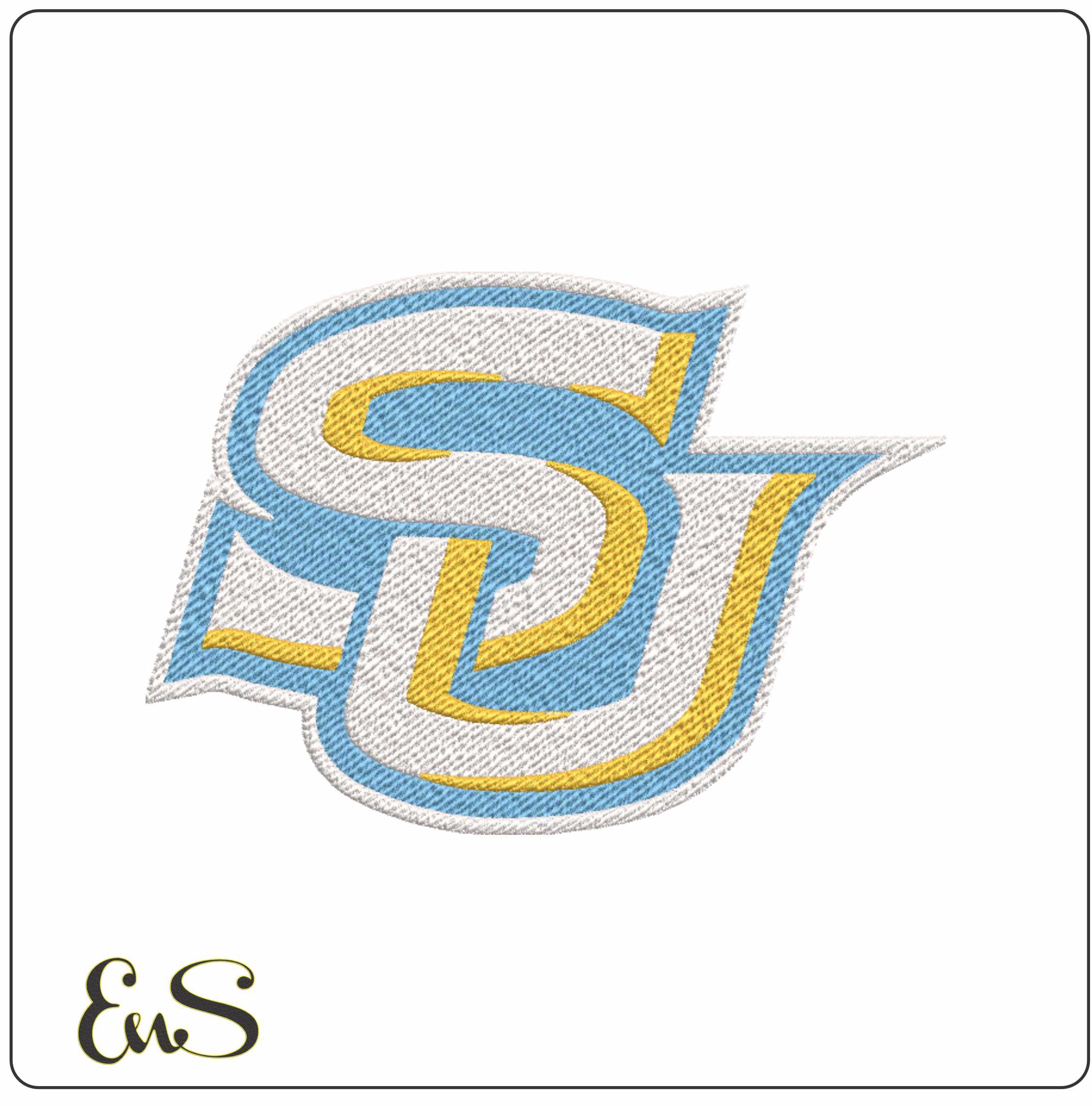 Southern Jaguar Logo embroidery design - Southern Jaguar Logo embroidery machine pattern embroidery file - instant download