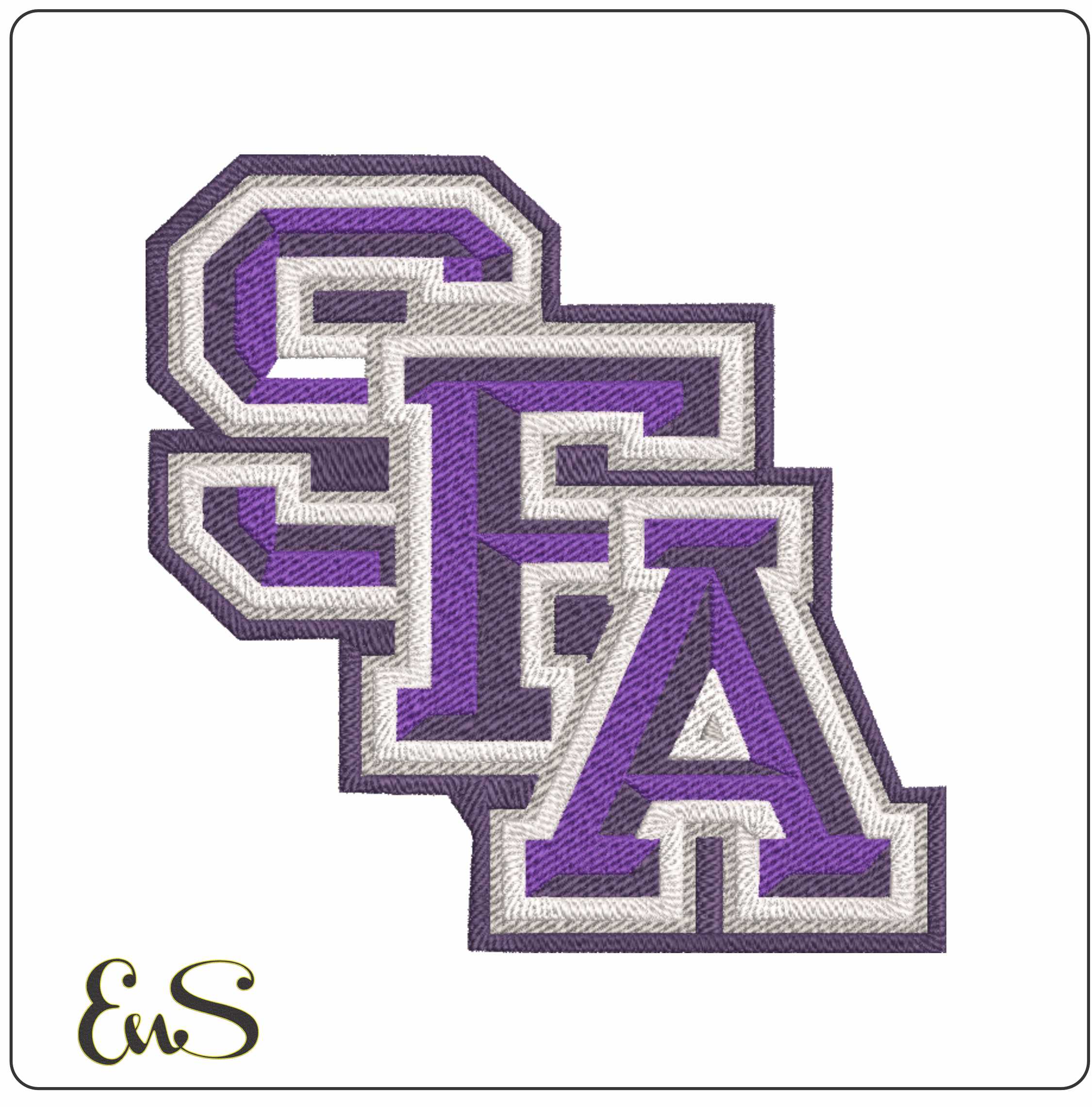 Stanford Cardinal Logo 3 embroidery design -Stanford Cardinal Logo 3 embroidery machine pattern embroidery file - instant download