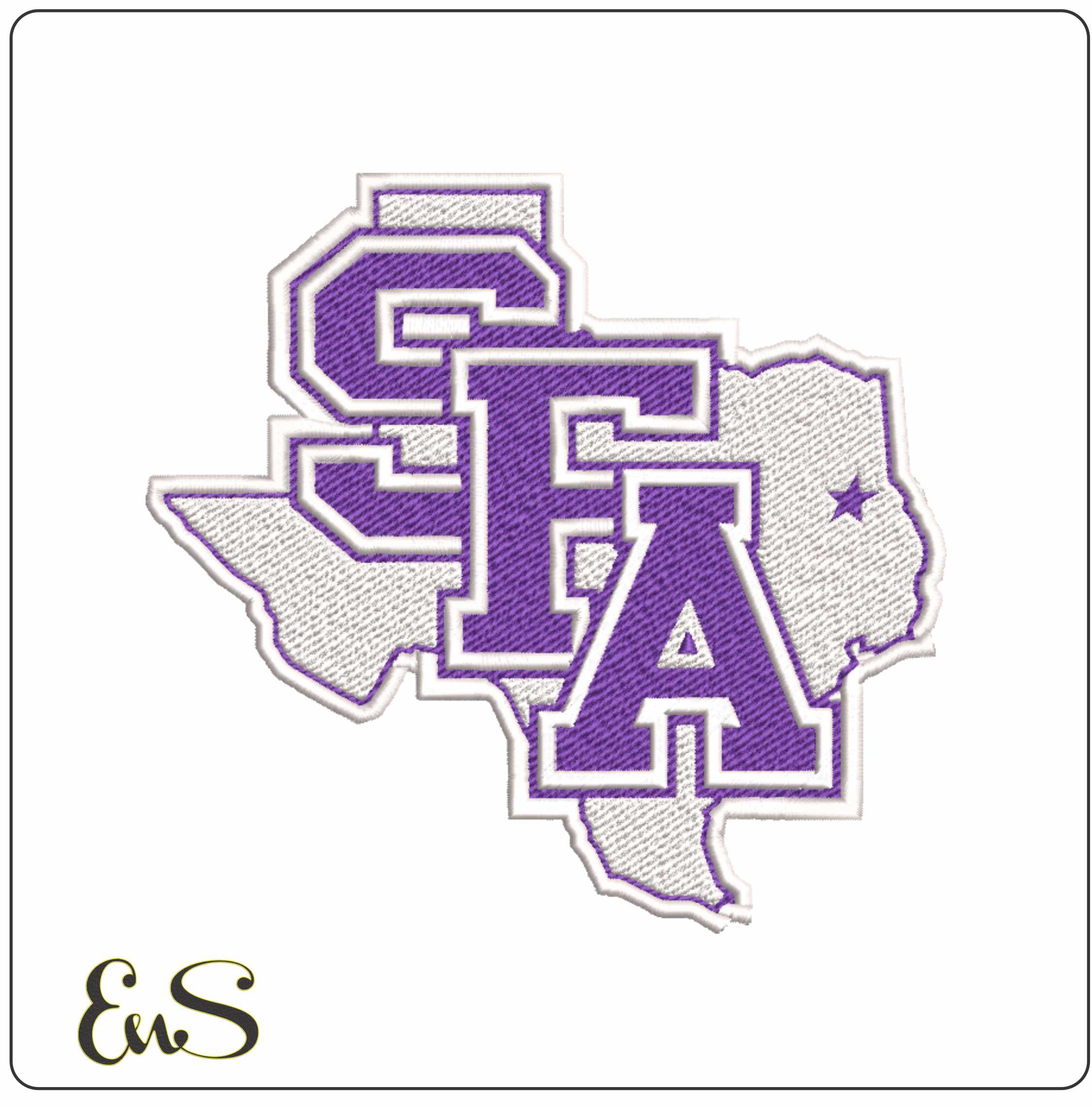 Stephen-F-Austin Lumberjacks Logo embroidery design -Stephen-F-Austin Lumberjacks Logo embroidery machine pattern embroidery file - instant download