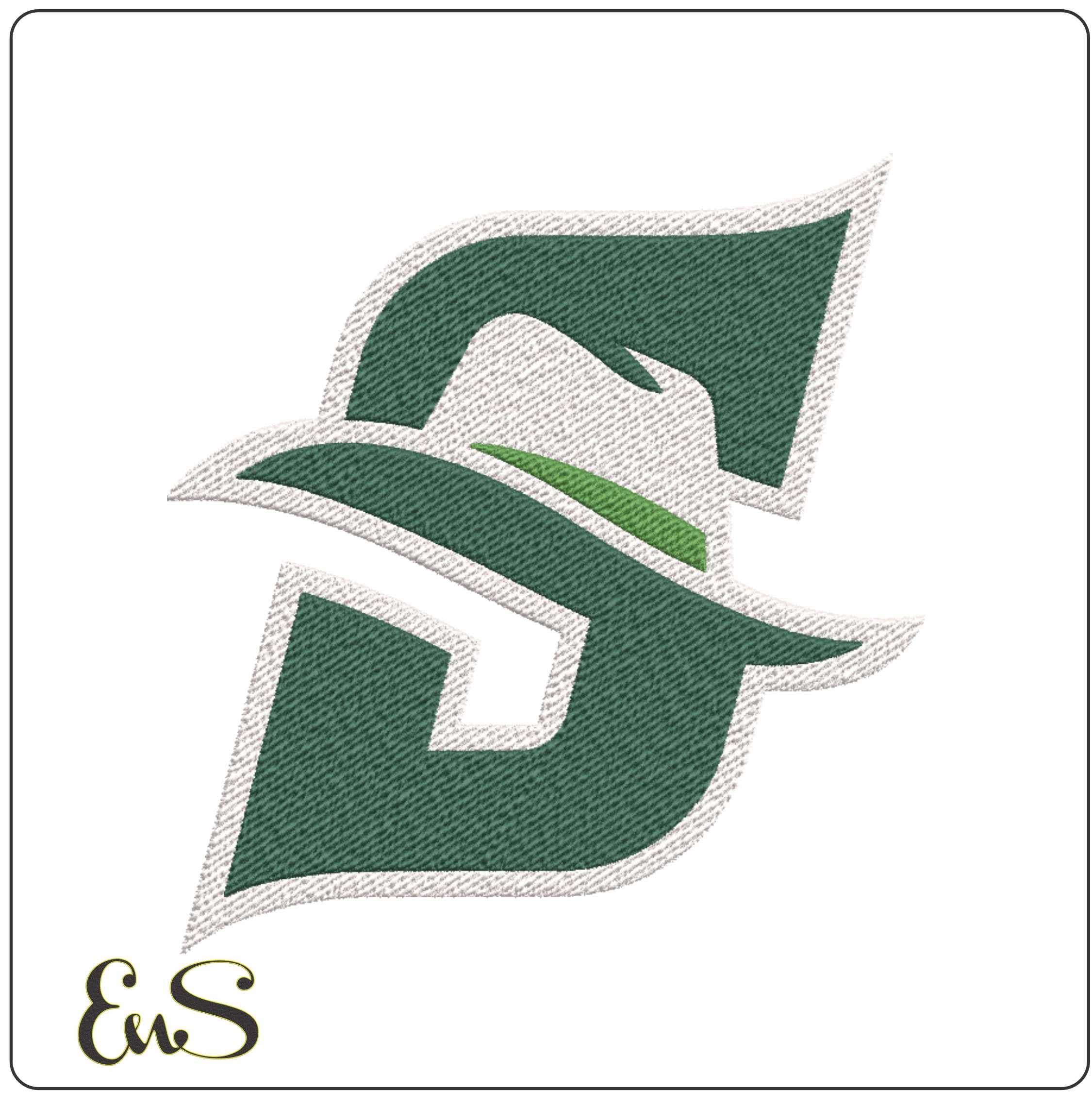 Stetson Hatters Logo embroidery design -Stetson Hatters Logo  embroidery machine pattern embroidery file - instant download