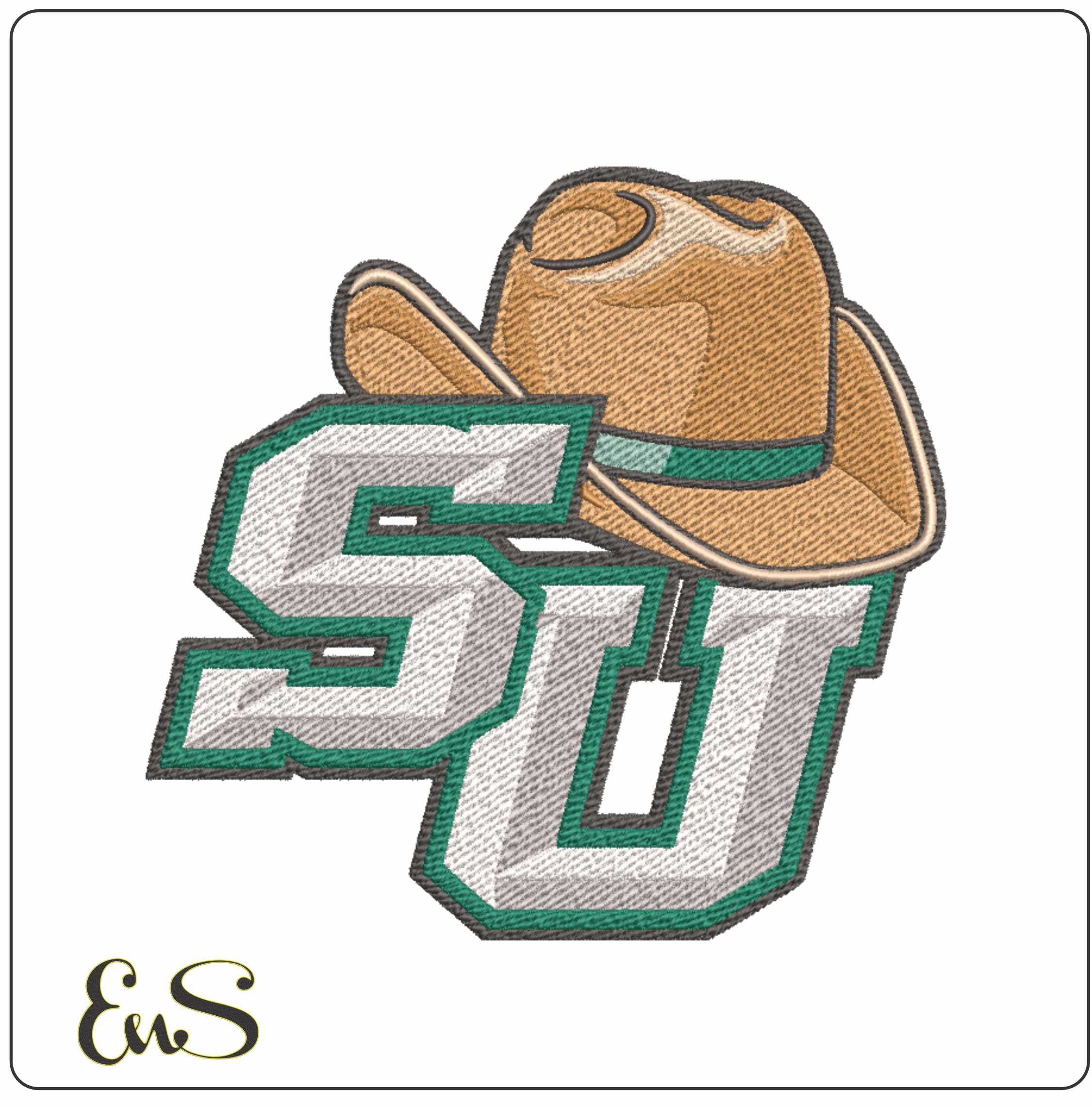 Stetson Hatters Logo 2008 embroidery design -Stetson Hatters Logo 2008 embroidery machine pattern embroidery file - instant download