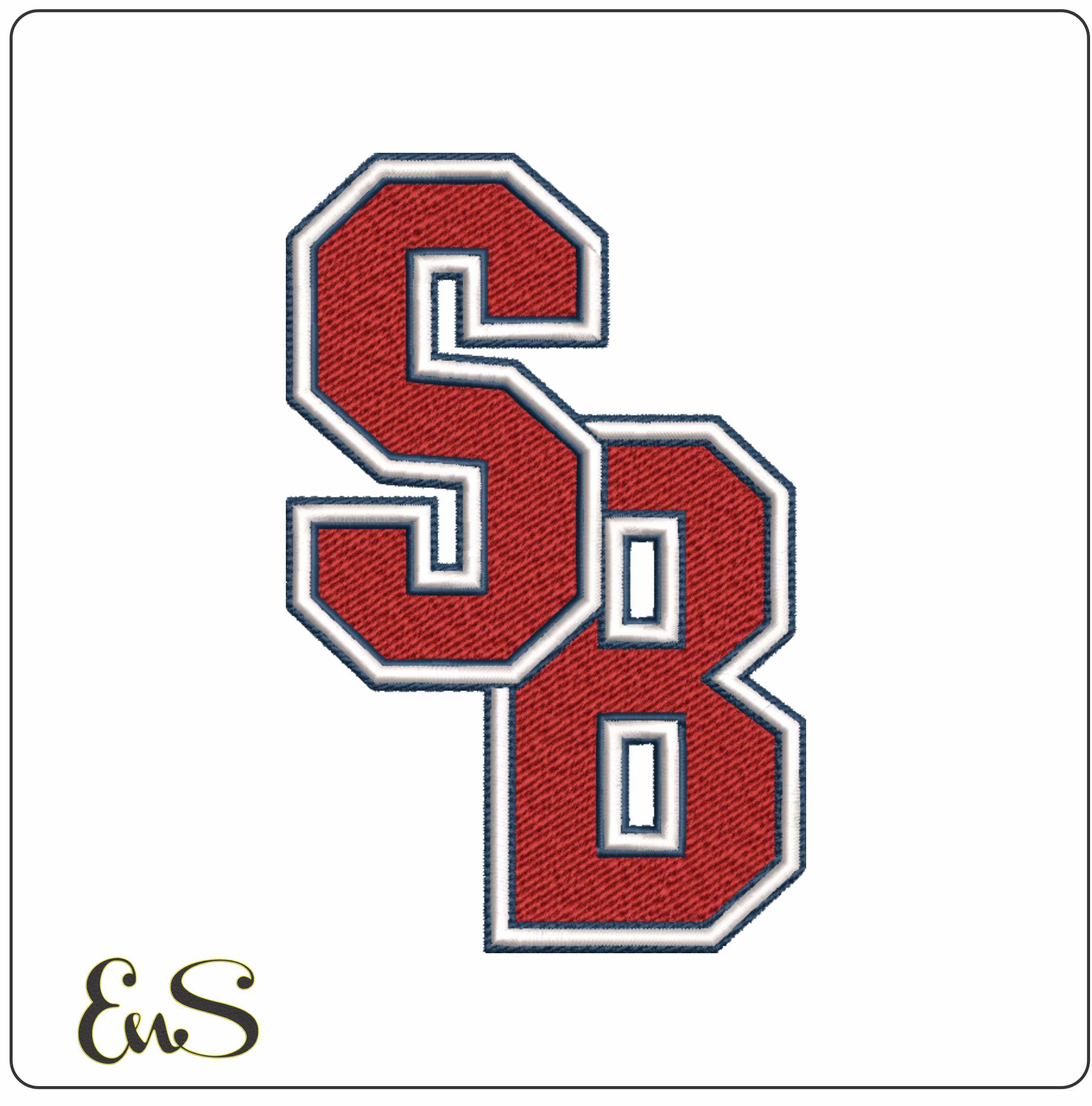 Stony Brook Seawolves Logo  embroidery design -Stony Brook Seawolves Logo  embroidery machine pattern embroidery file - instant download