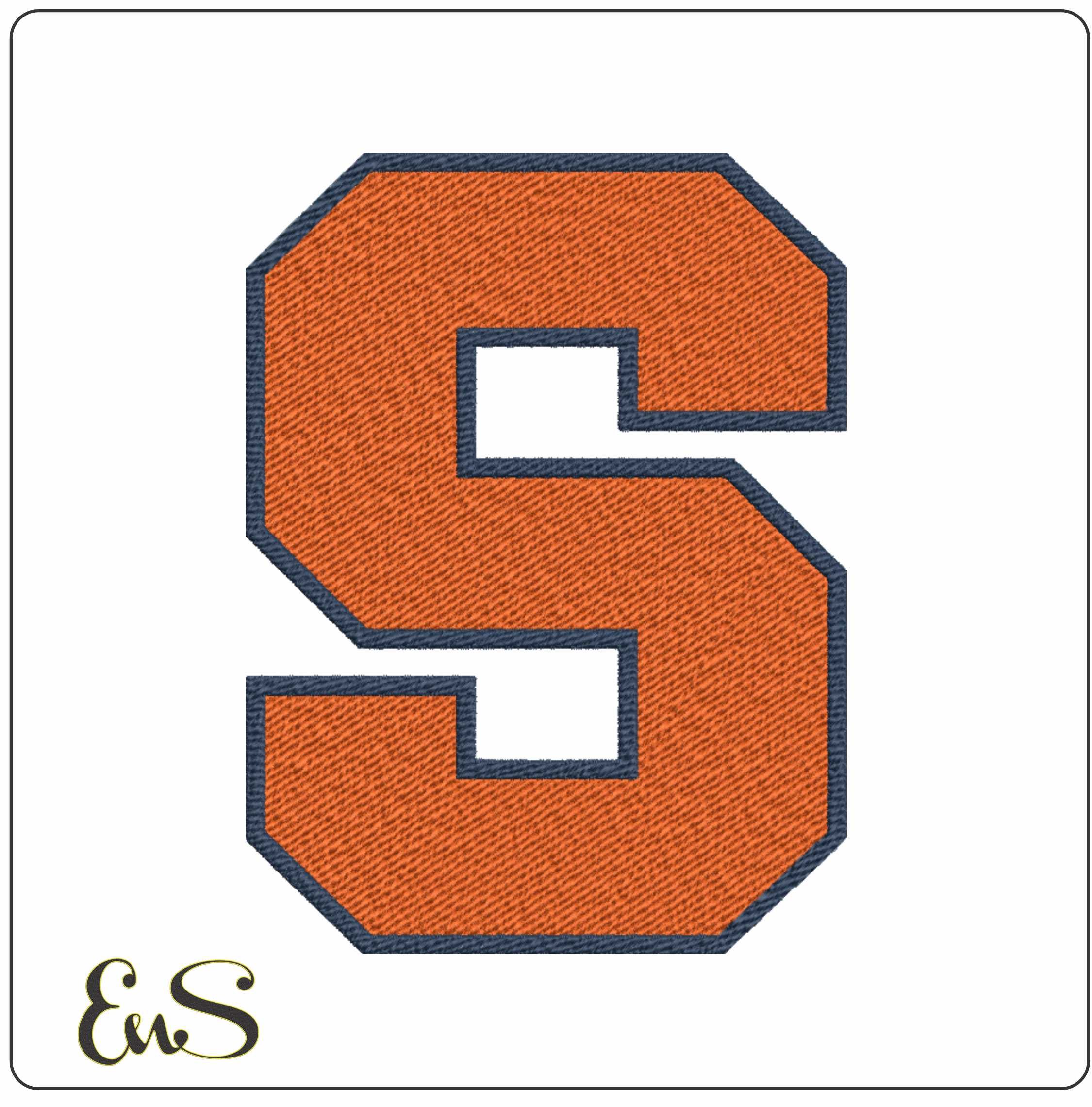 Syracuse Orange Logo  embroidery design -Syracuse Orange Logo embroidery machine pattern embroidery file - instant download