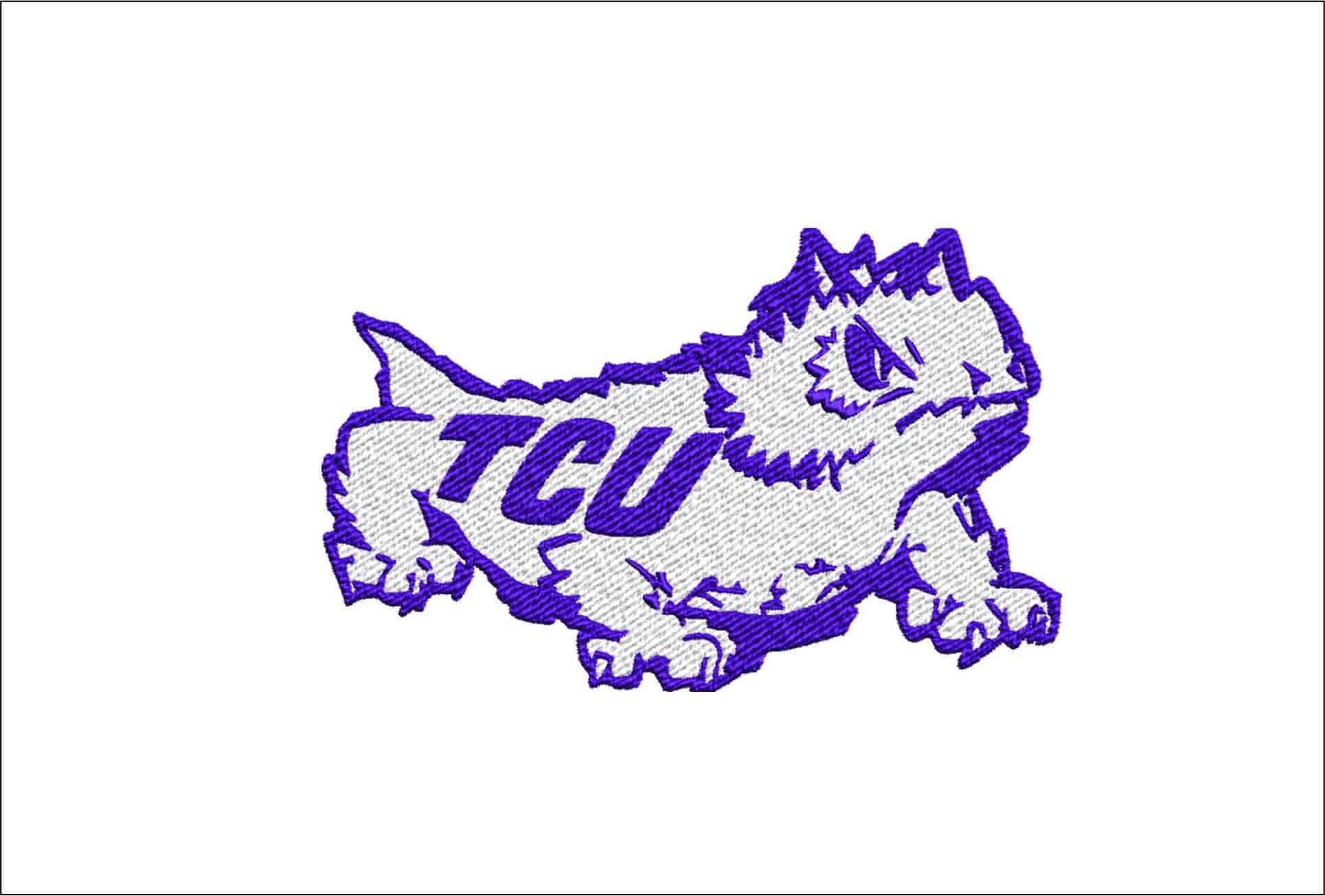TCU 1965 Logo   embroidery design -TCU 1965 Logo embroidery machine pattern embroidery file - instant download