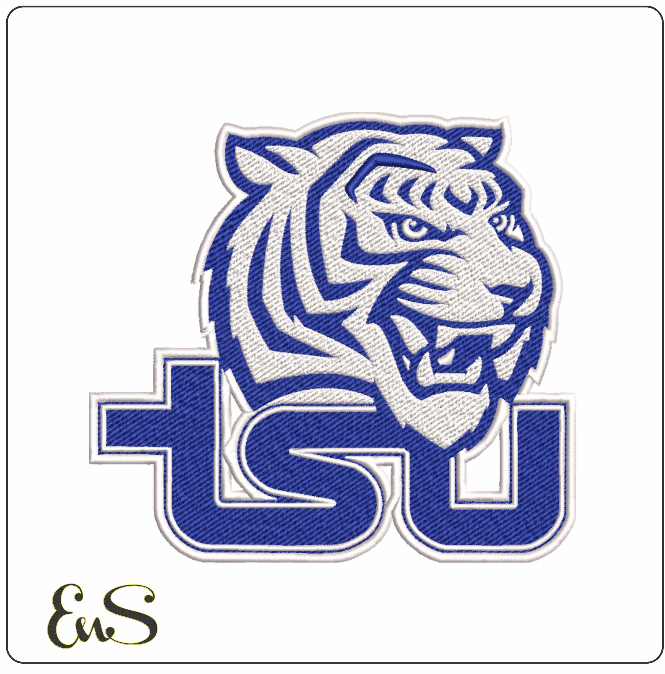 Tennessee State Tigers Logo embroidery design -Tennessee State Tigers Logo embroidery machine pattern embroidery file - instant download