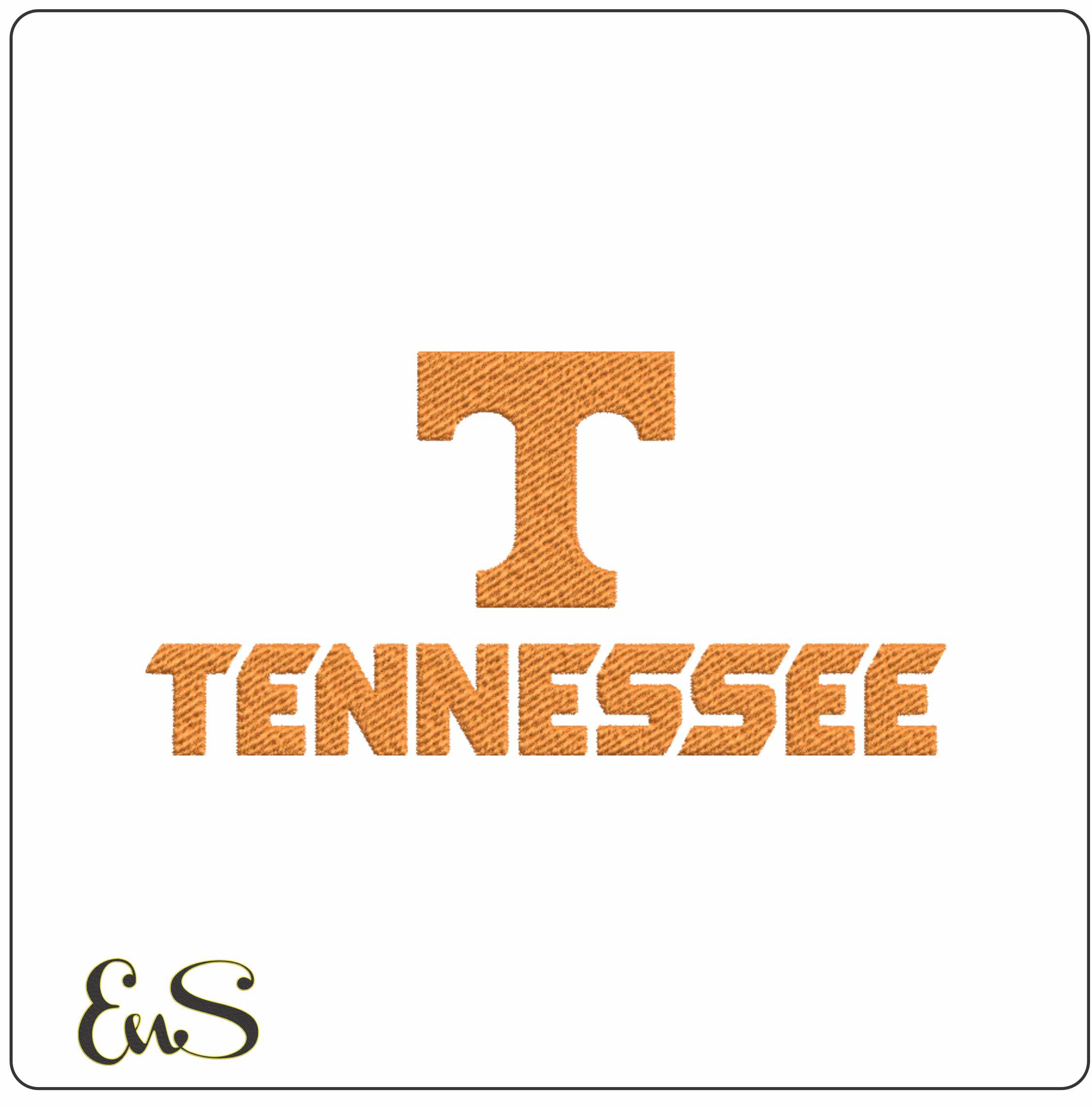 Tennessee Volunteers logo 1967 embroidery design -Tennessee Volunteers Logo 1967 embroidery machine pattern embroidery file - instant download