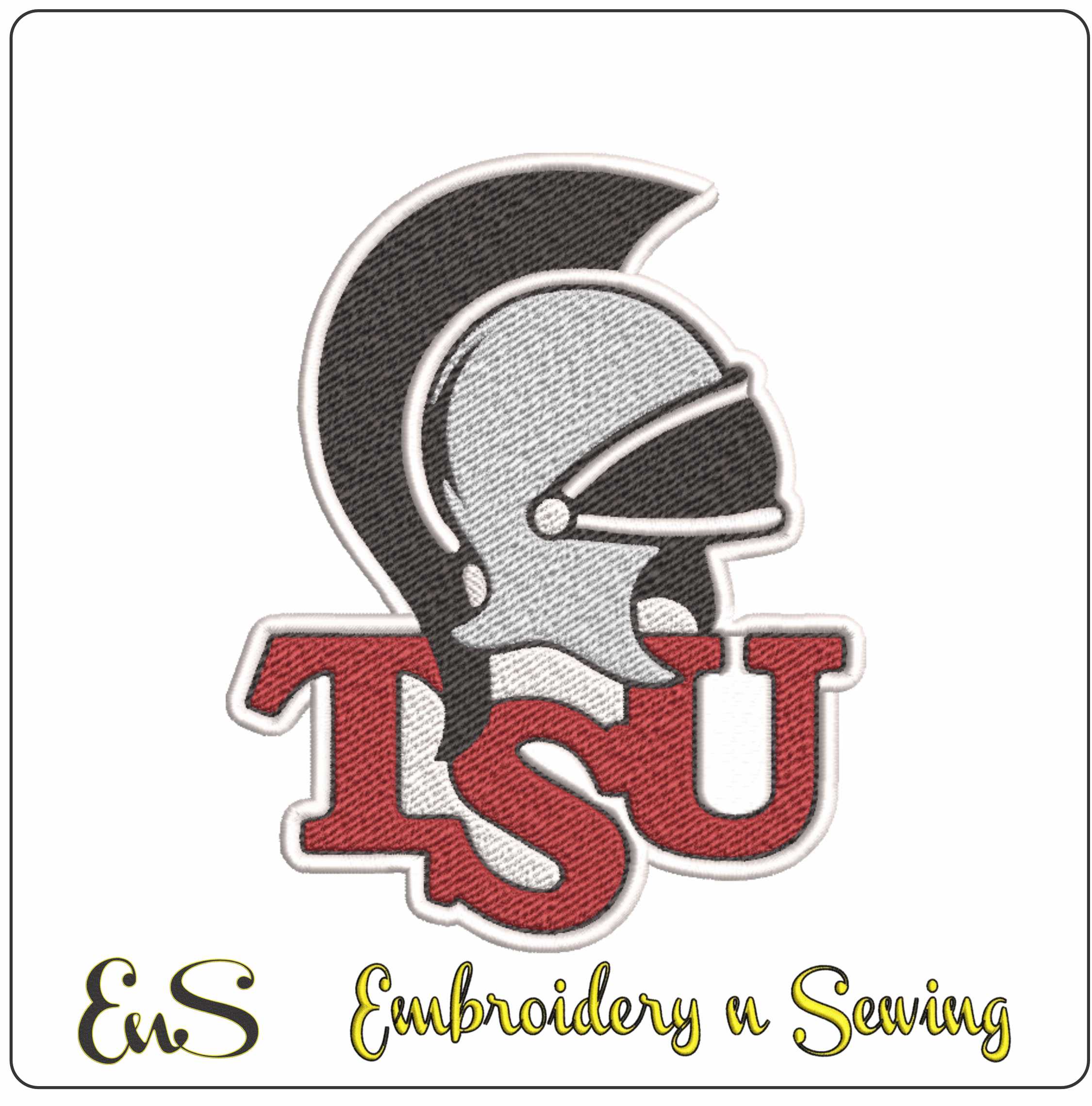 Troy Trojans Logo 1999 embroidery design -Troy Trojans Logo 1999 embroidery machine pattern embroidery file - instant download