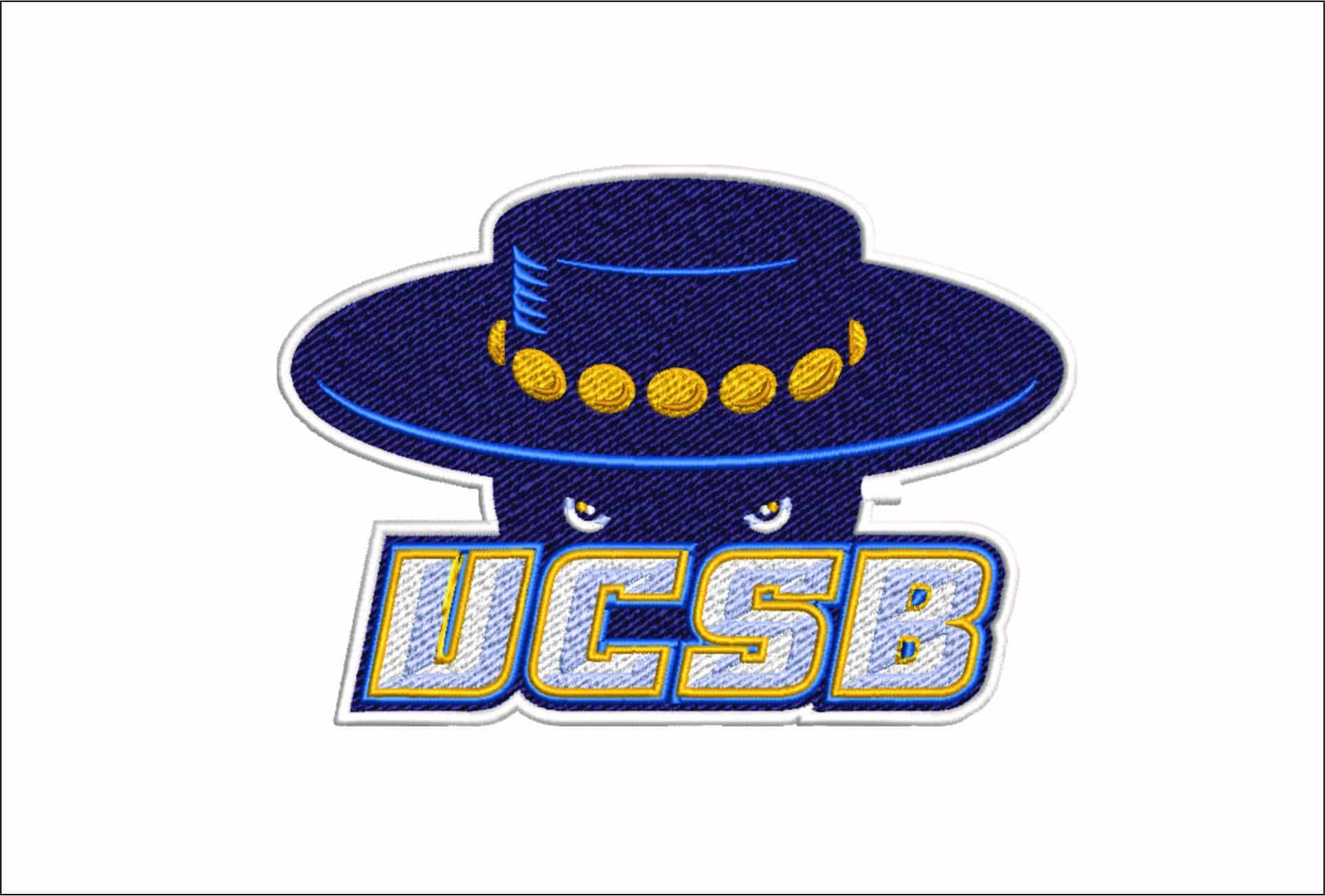 UCSB Gauchos logo embroidery design -UCSB Gauchos logo embroidery machine pattern embroidery file - instant download