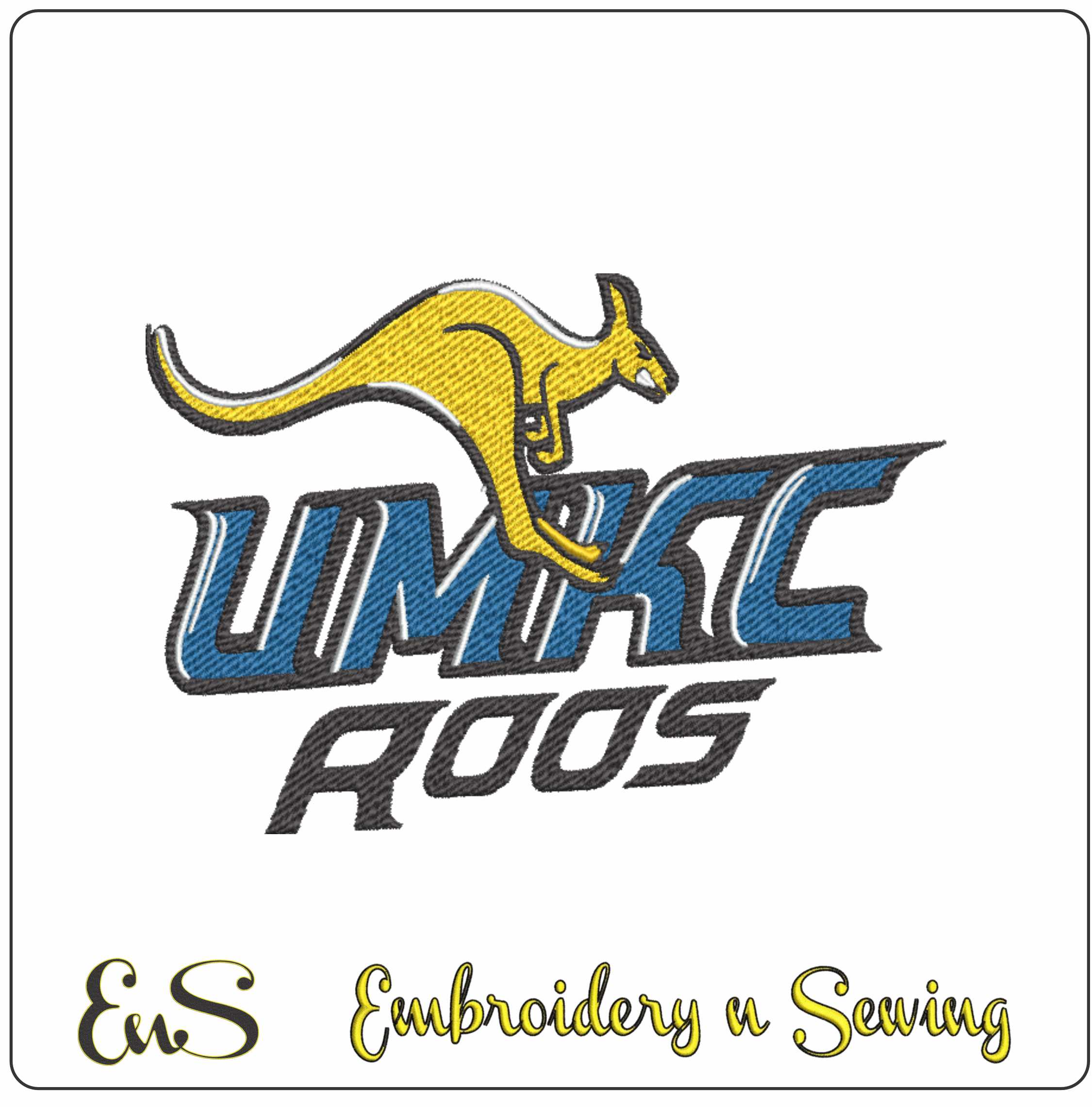 UMKC Kangaroos logo 2008 embroidery design -UMKC Kangaroos logo 2008 embroidery machine pattern embroidery file - instant download