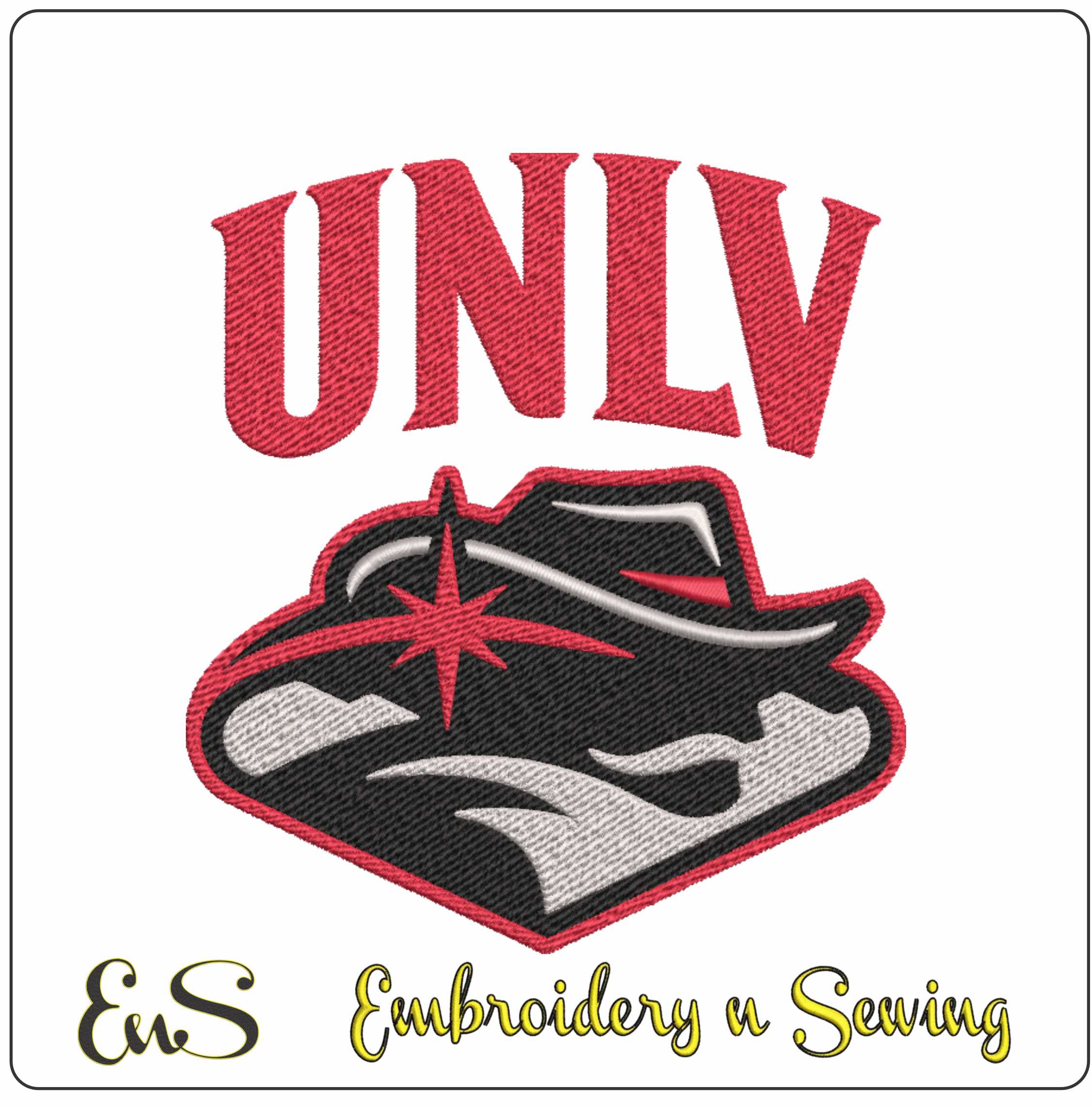 UNLV Rebels logo 2017 embroidery design -UNLV Rebels logo 2017 embroidery machine pattern embroidery file - instant download