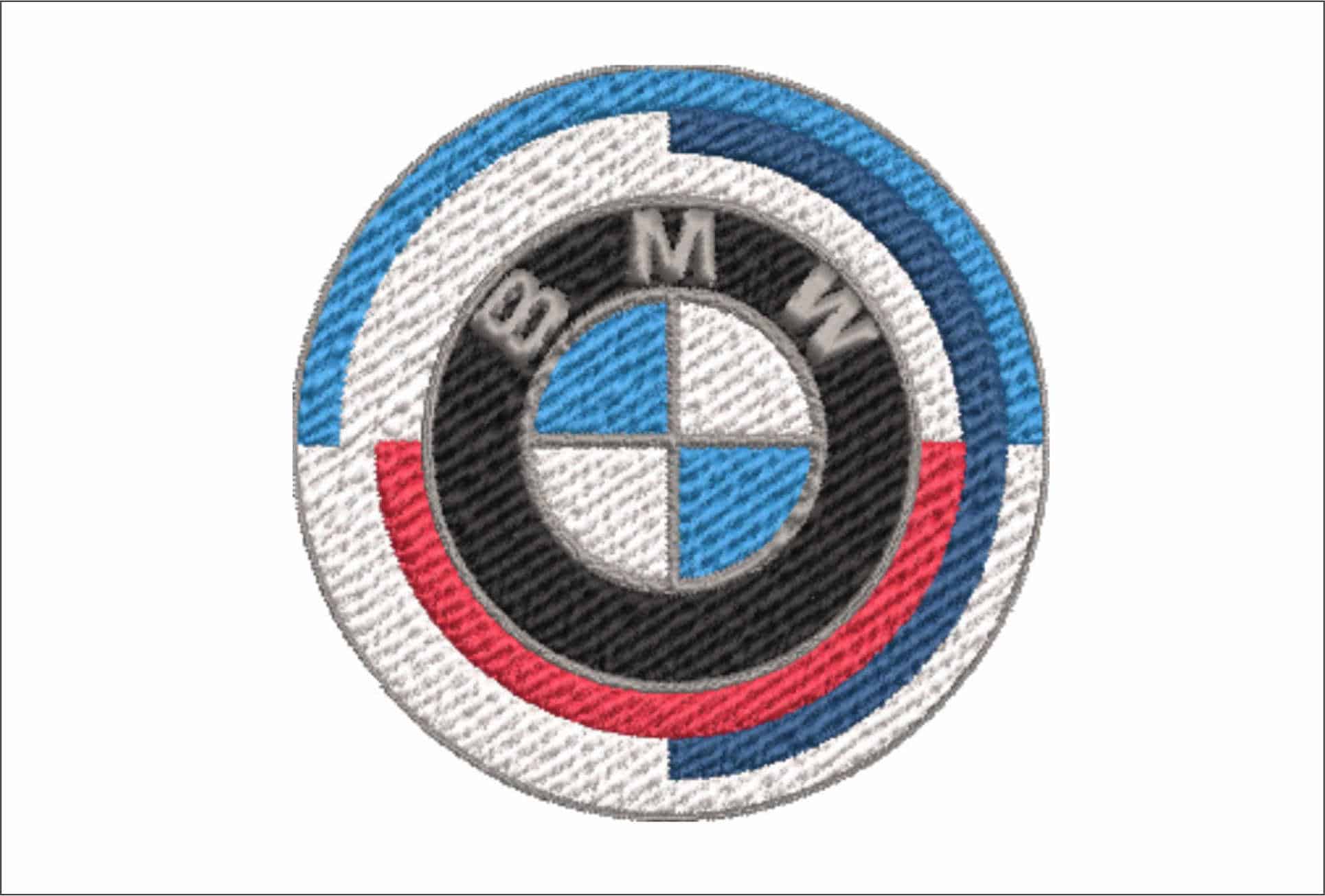BMW M Sport 2023 Small Car Logo embroidery design - BMW  M Sport 2023 Small Car Logo machine pattern Car Auto Company embroidery file instant download in a frame