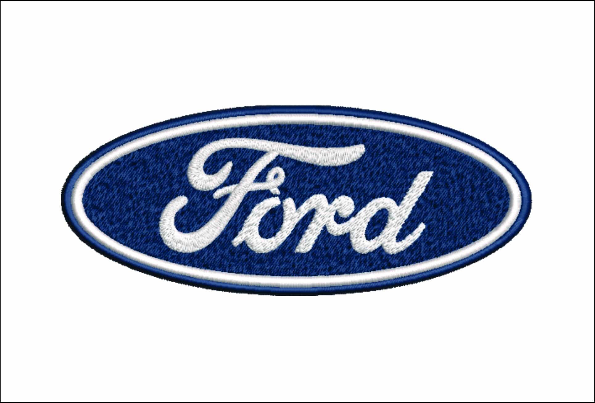 Ford Car Logo embroidery design - Ford Car Logo machine pattern Car Auto Company embroidery file instant download in a frame