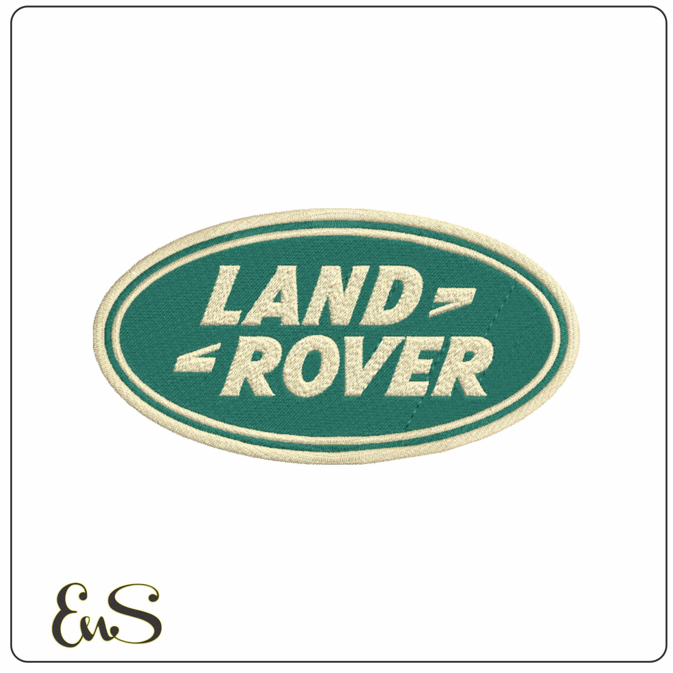 Land Rover Green Large Logo embroidery design -Land Rover Green Large Logo machine pattern Car Auto Company embroidery file instant download in a frame