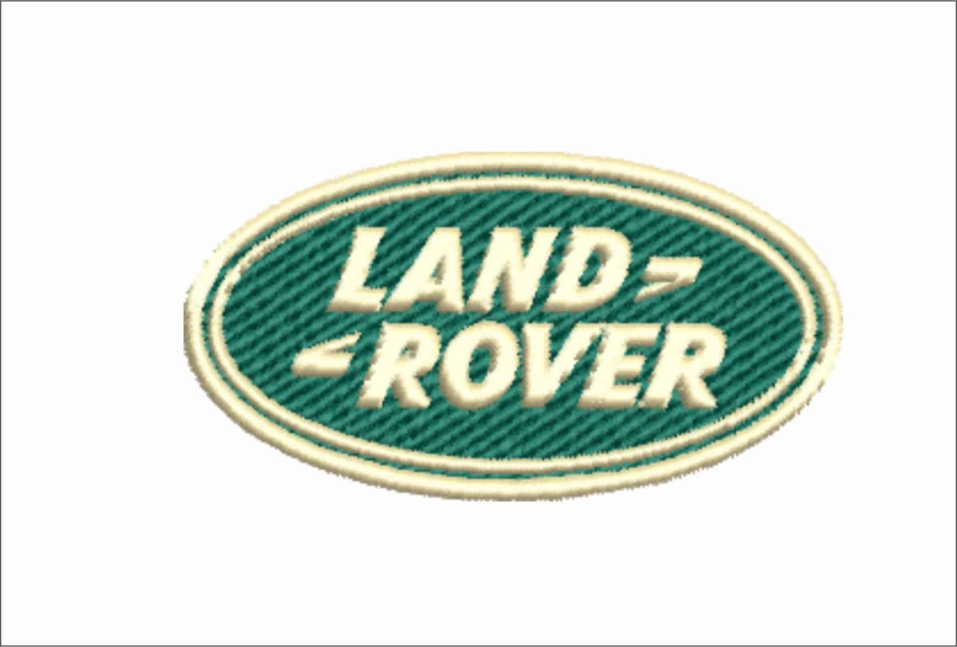 Land Rover Green Small Logo embroidery design -Land Rover Green Small Logo machine pattern Car Auto Company embroidery file instant download in a frame