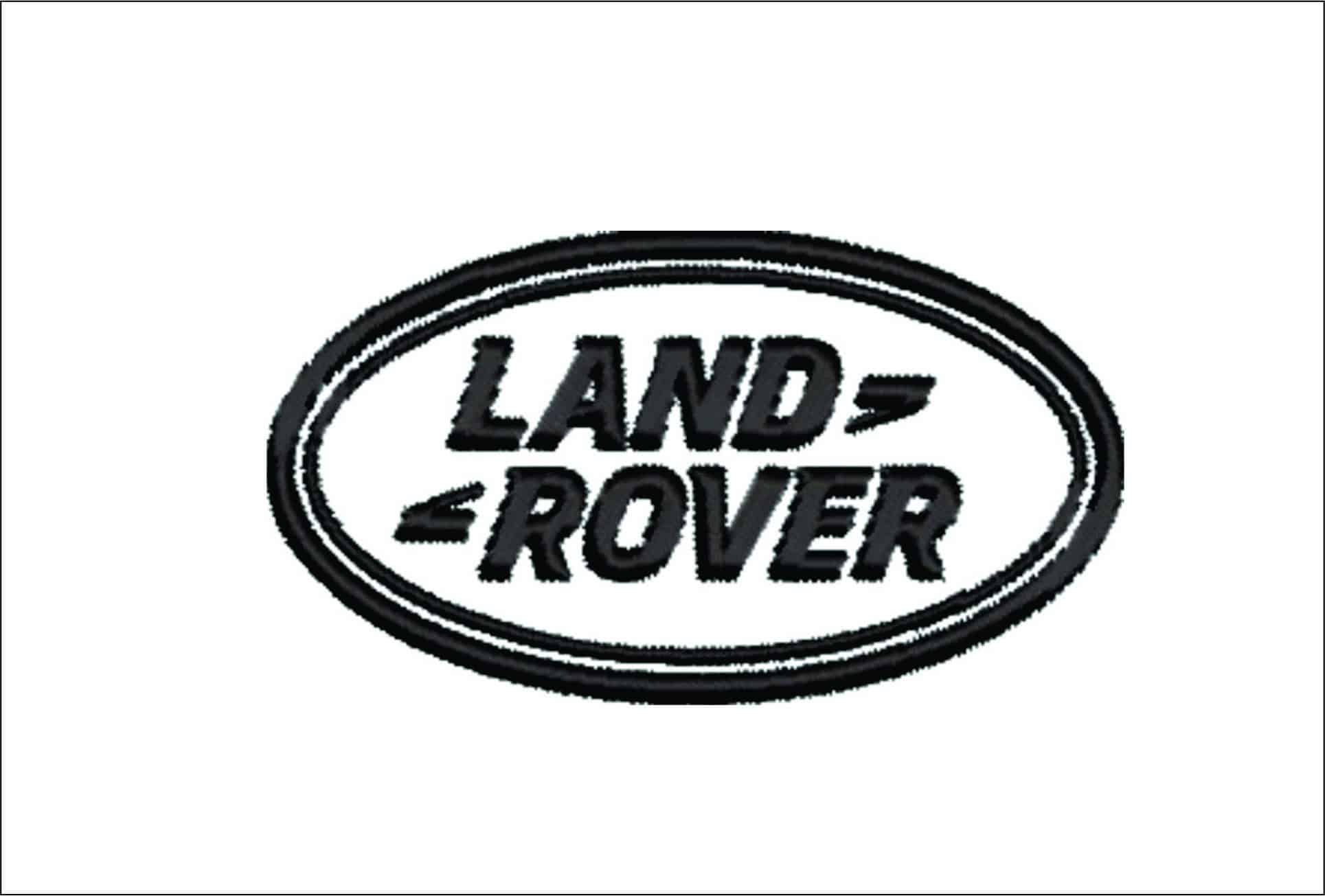 Land Rover Present Small Logo embroidery design -Land Rover Present Small Logo machine pattern Car Auto Company embroidery file instant download in a frame