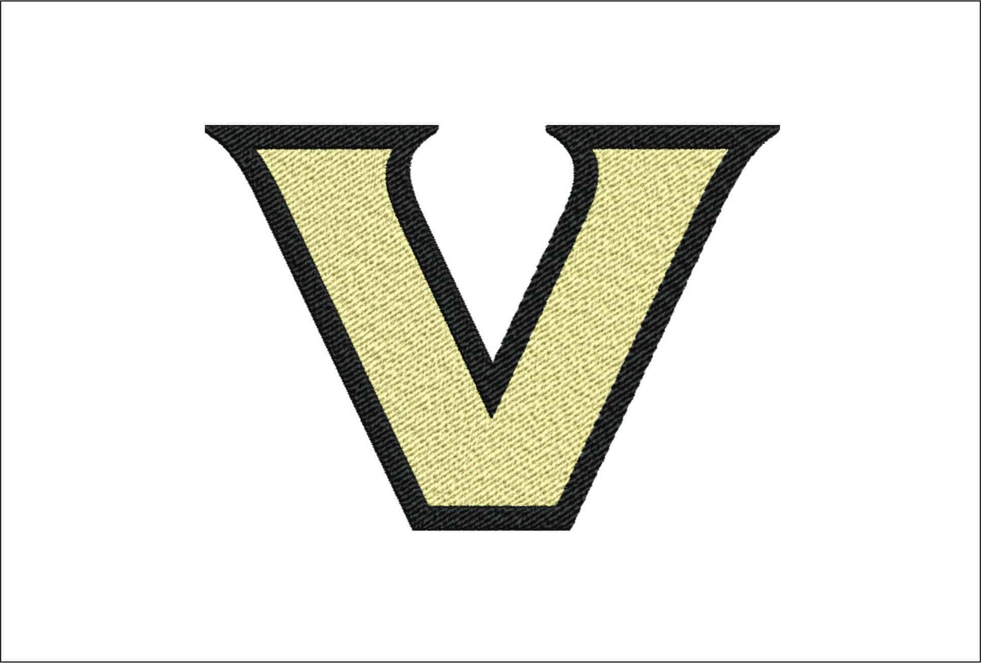 Vanderbilt Commodores logo embroidery design - First Bank Stadium- Logo  embroidery machine pattern embroidery file - instant download