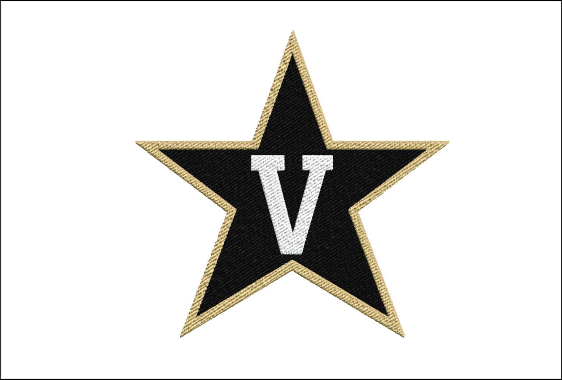 Vanderbilt Commodores logo 2012 embroidery design - First Bank Stadium- Logo  embroidery machine pattern embroidery file - instant download