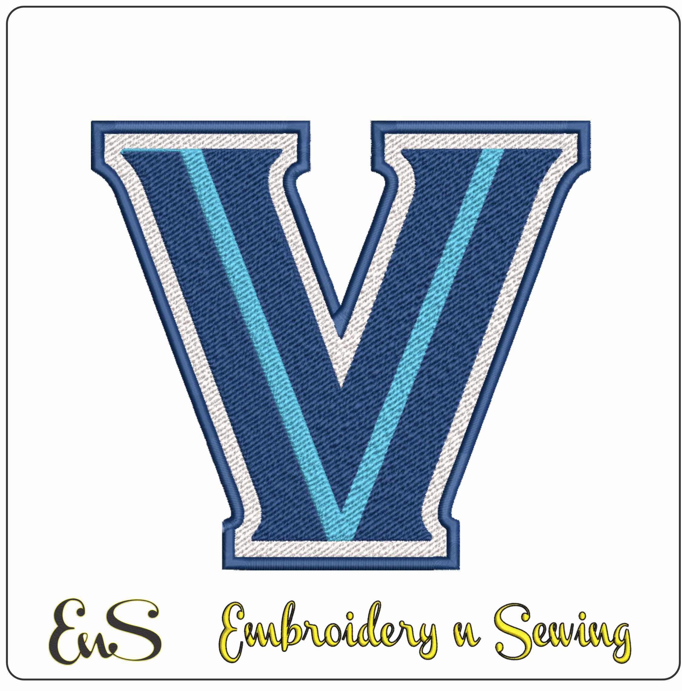 Villanova Wildcats logo embroidery design - Villanova Stadium- Logo  embroidery machine pattern embroidery file - instant download