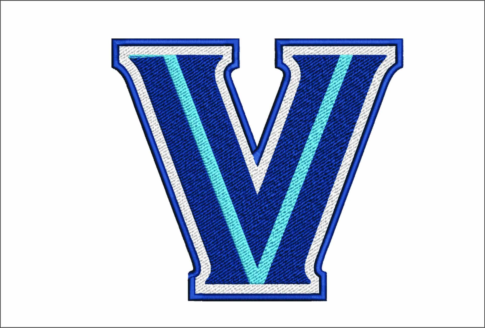 Villanova Wildcats logo embroidery design - Villanova Stadium- Logo embroidery machine pattern embroidery file - instant download
