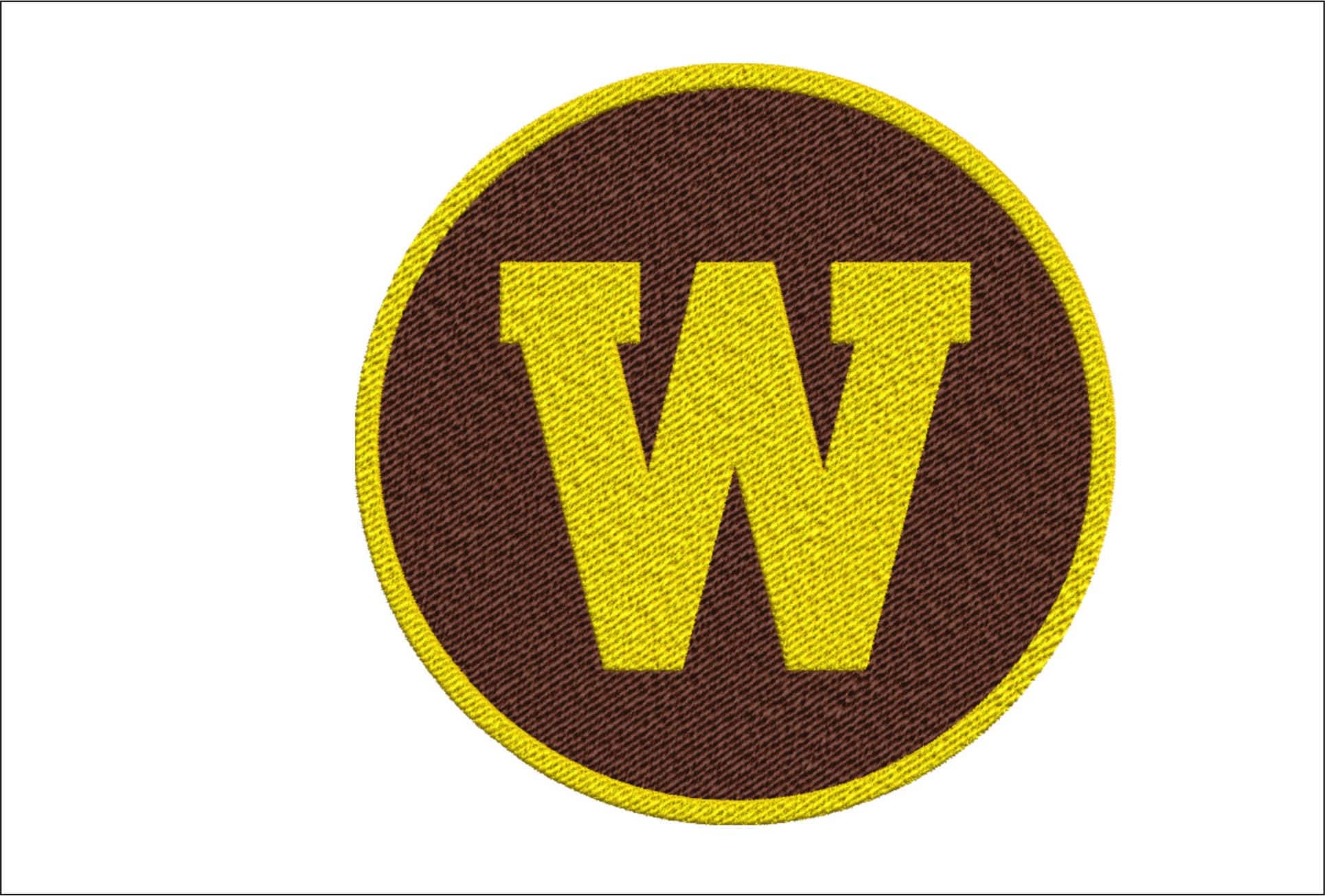 Western Michigan Broncos logo embroidery design - Waldo Stadium - Logo  embroidery machine pattern embroidery file - instant download