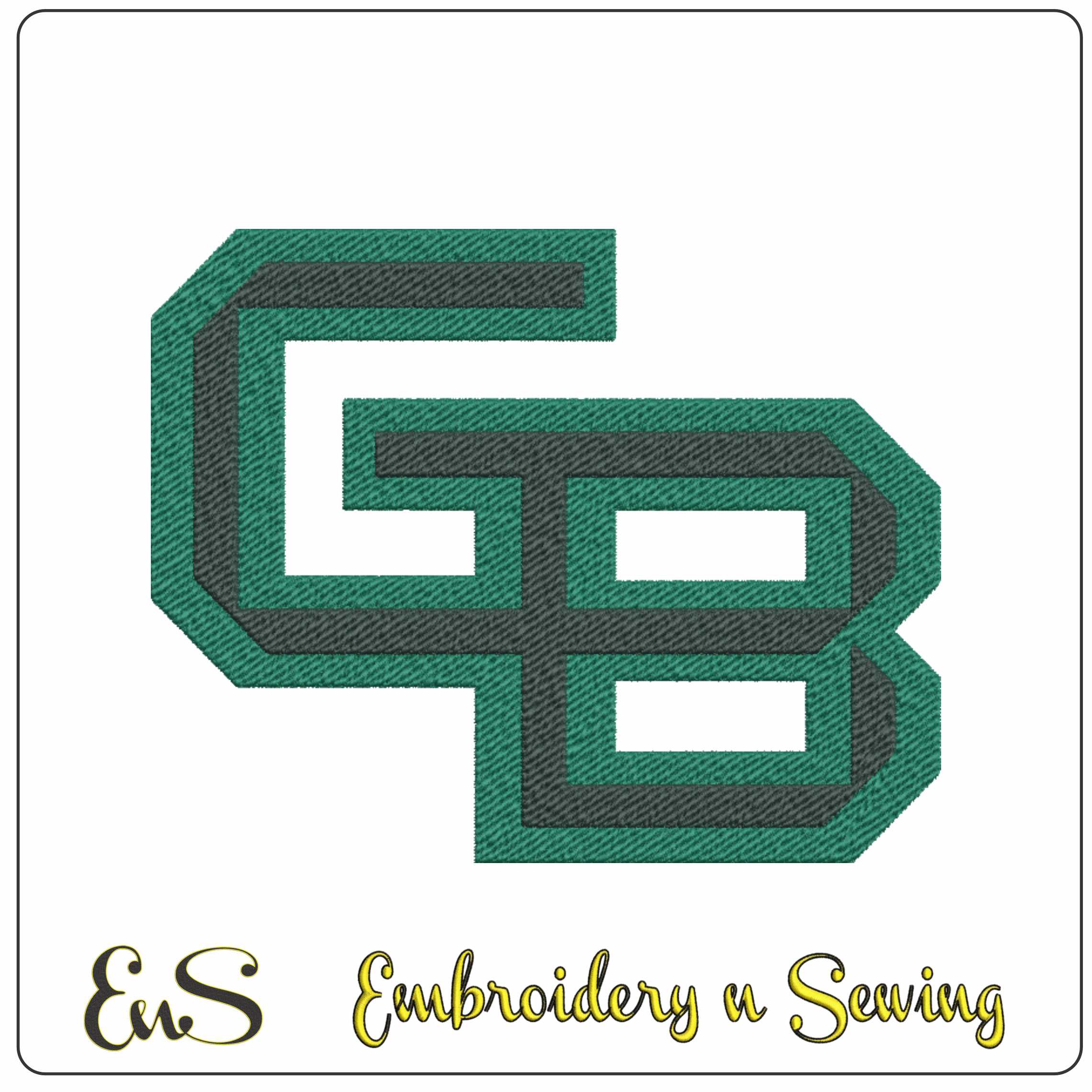 Winconsin Green Bay Phoenix logo embroidery design - Santaga Stadium - Logo embroidery machine pattern embroidery file - instant download