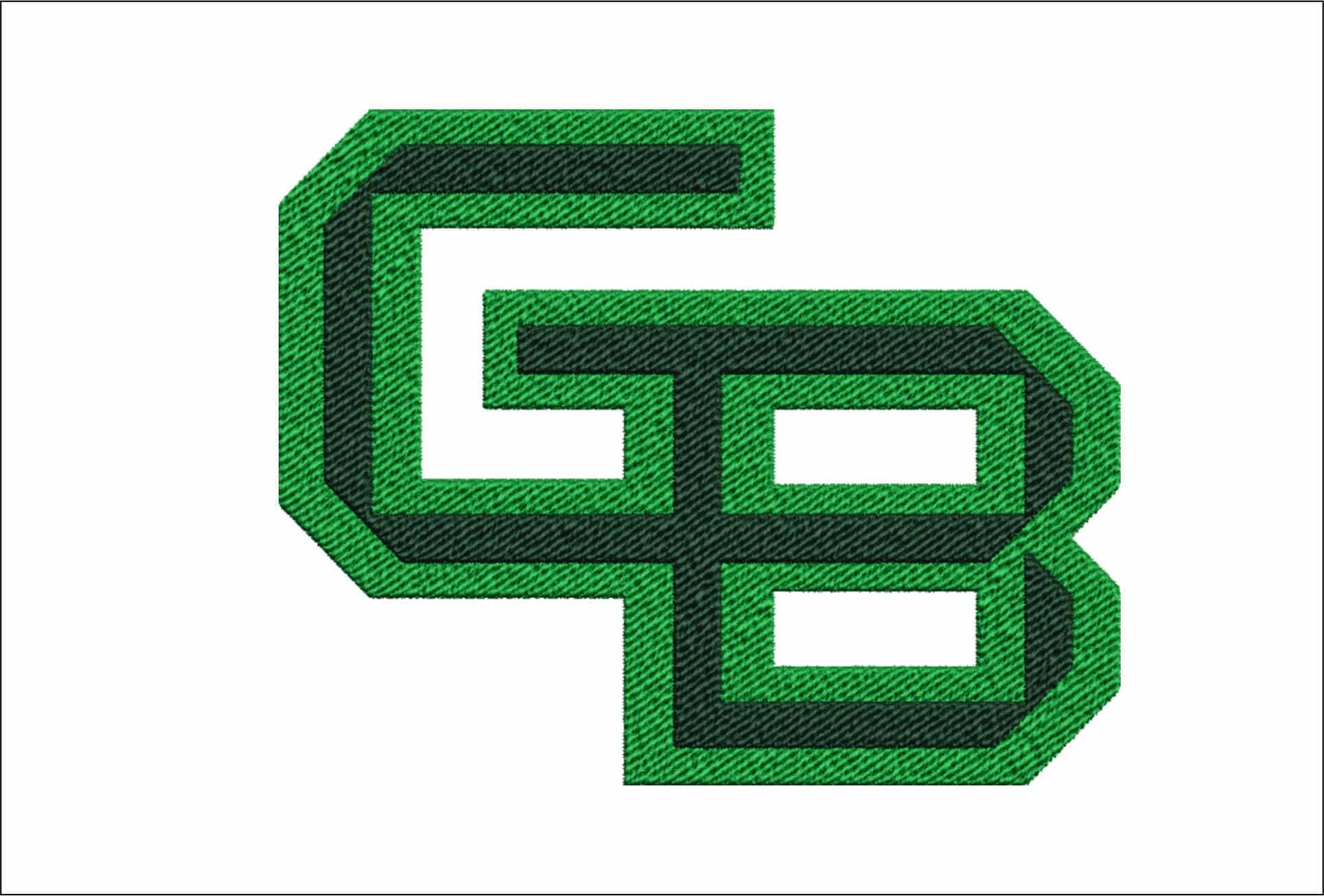 Winconsin Green Bay Phoenix logo  embroidery design - Santaga Stadium - Logo embroidery machine pattern embroidery file - instant download