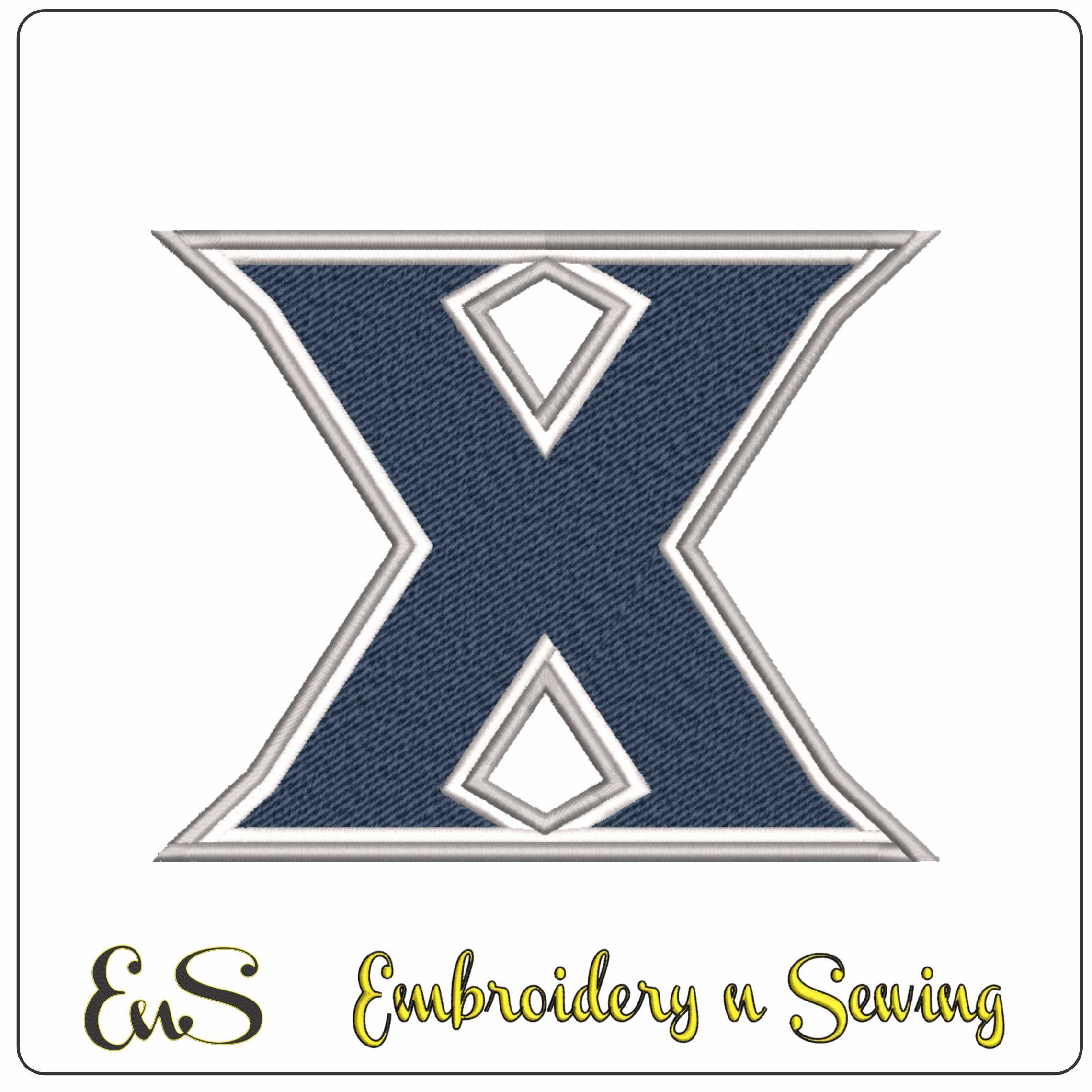 Xavier Musketeers logo embroidery design - Corcoran Field Stadium - Logo embroidery machine pattern embroidery file - instant download