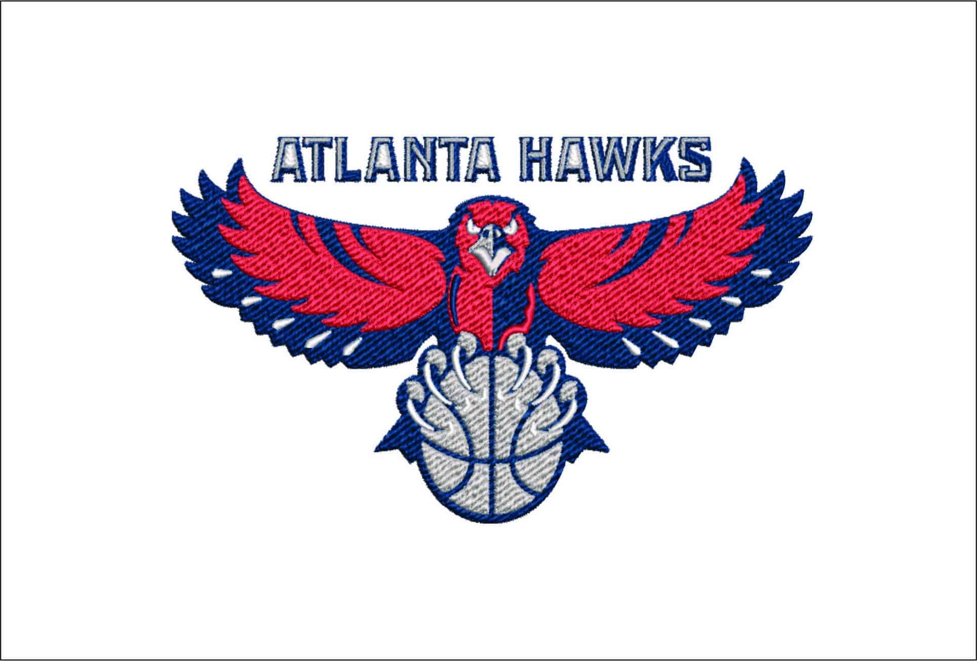 Atlanta Hawks Logo 2007 embroidery design - State Farm Arena- embroidery  machine pattern embroidery file - instant download