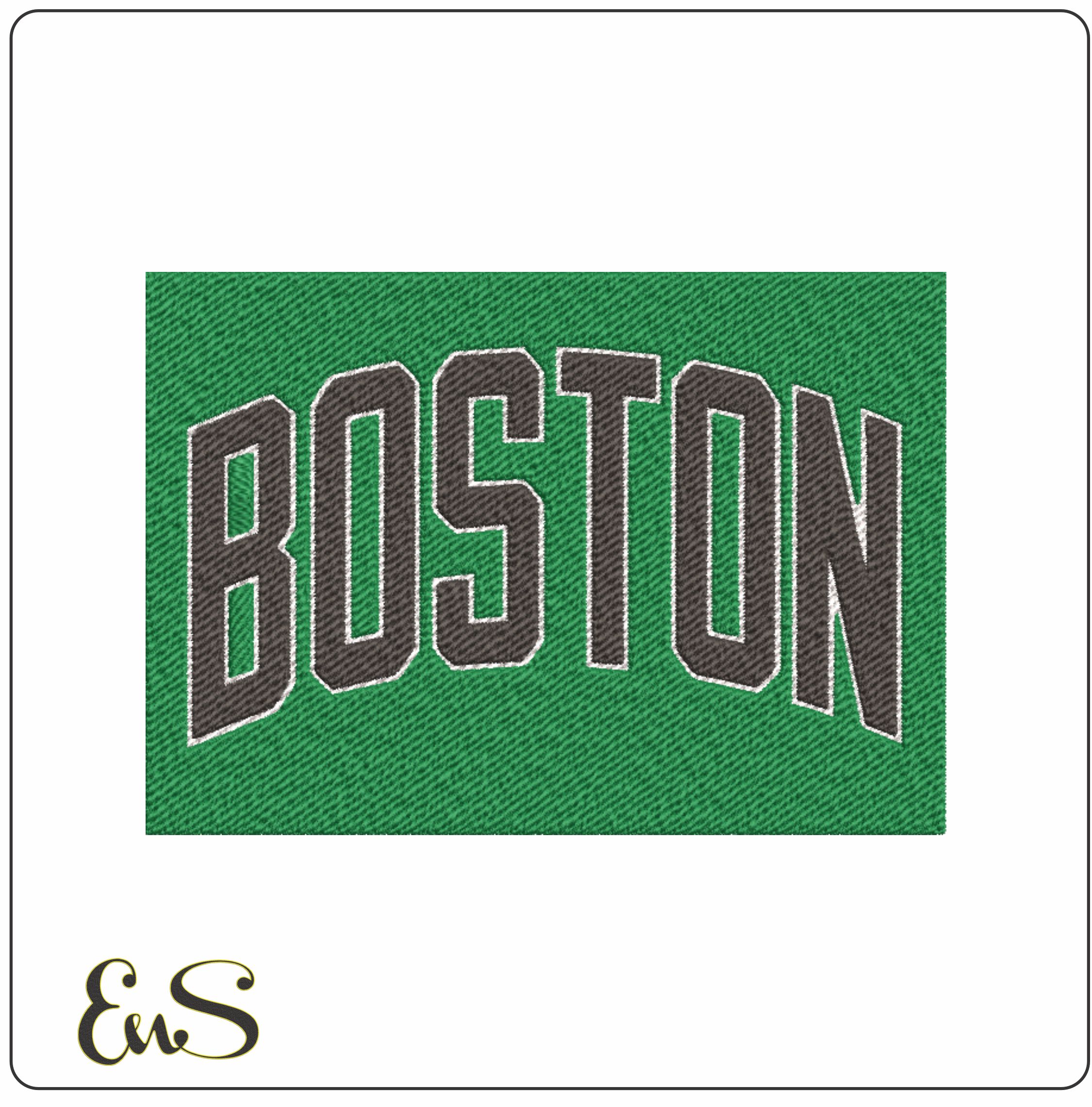 Boston Celtics NBA Logo  embroidery design - TD Garden Arena- embroidery  machine pattern embroidery file - instant download