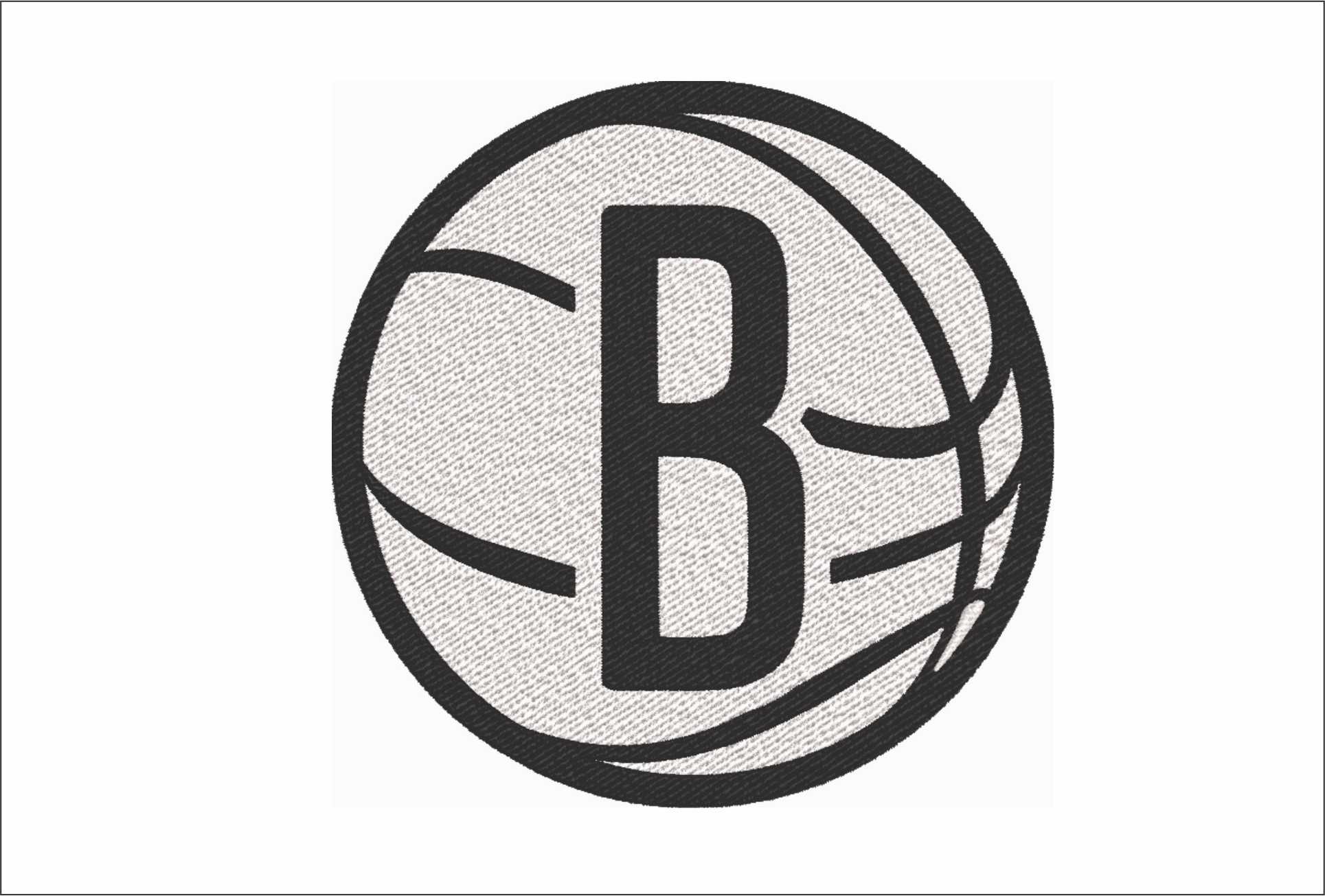 Brooklyn Basketball NBA Logo  embroidery design - Barclays Center Arena- embroidery  machine pattern embroidery file - instant download