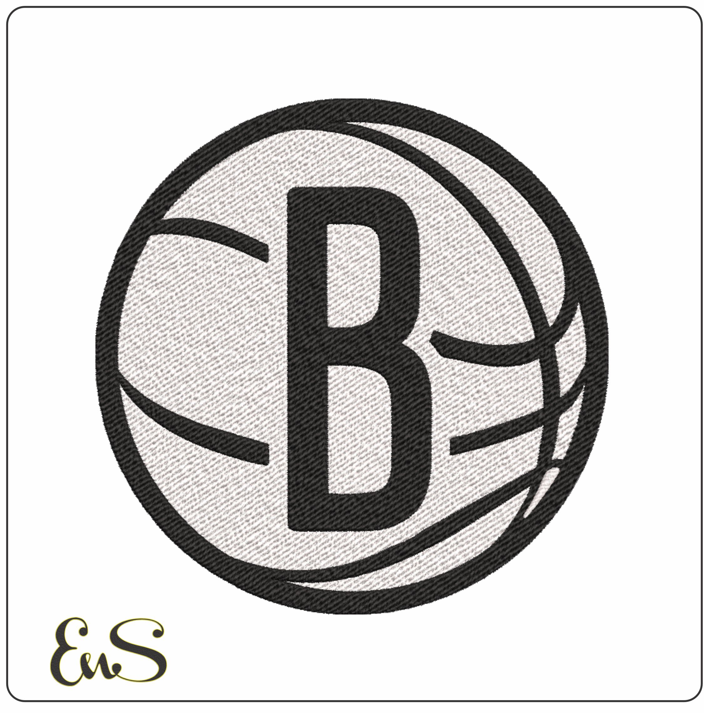 Brooklyn Basketball NBA Logo embroidery design - Barclays Center Arena- embroidery machine pattern embroidery file - instant download